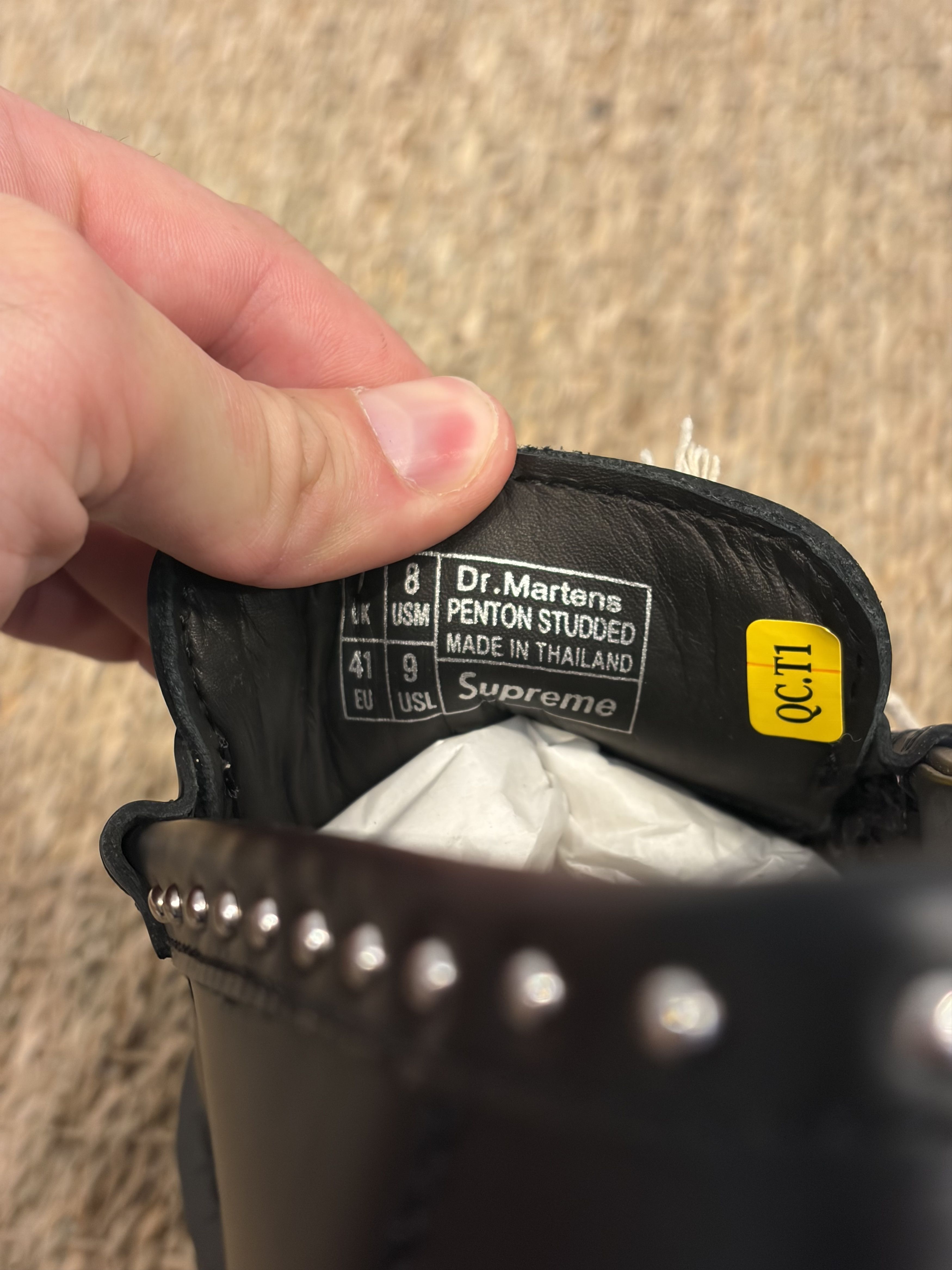 Dr. Martens × Supreme Mocassin en cuir noir Dr Martens x Supreme Size US 8 / EU 41 - 14 Thumbnail