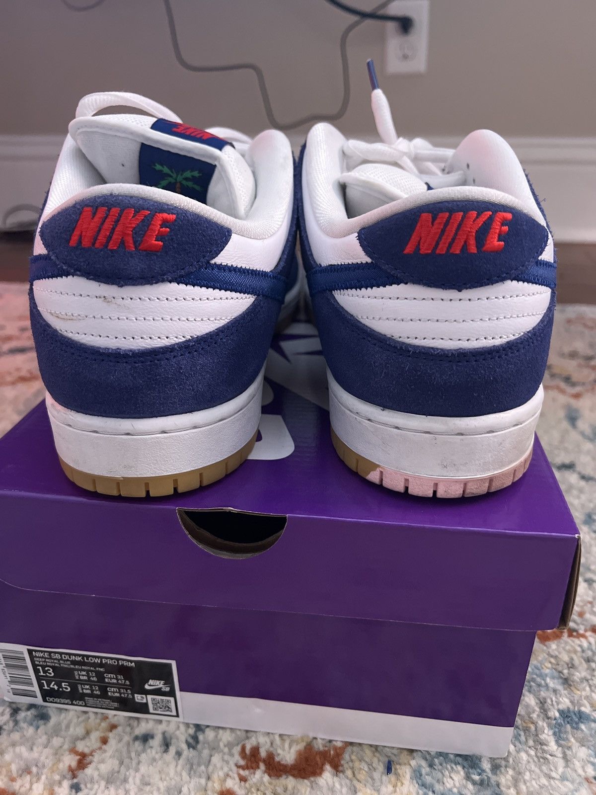 Nike Nike SB Dunk Low Los Angeles Dodgers Size US 13 / EU 46 - 13 Thumbnail