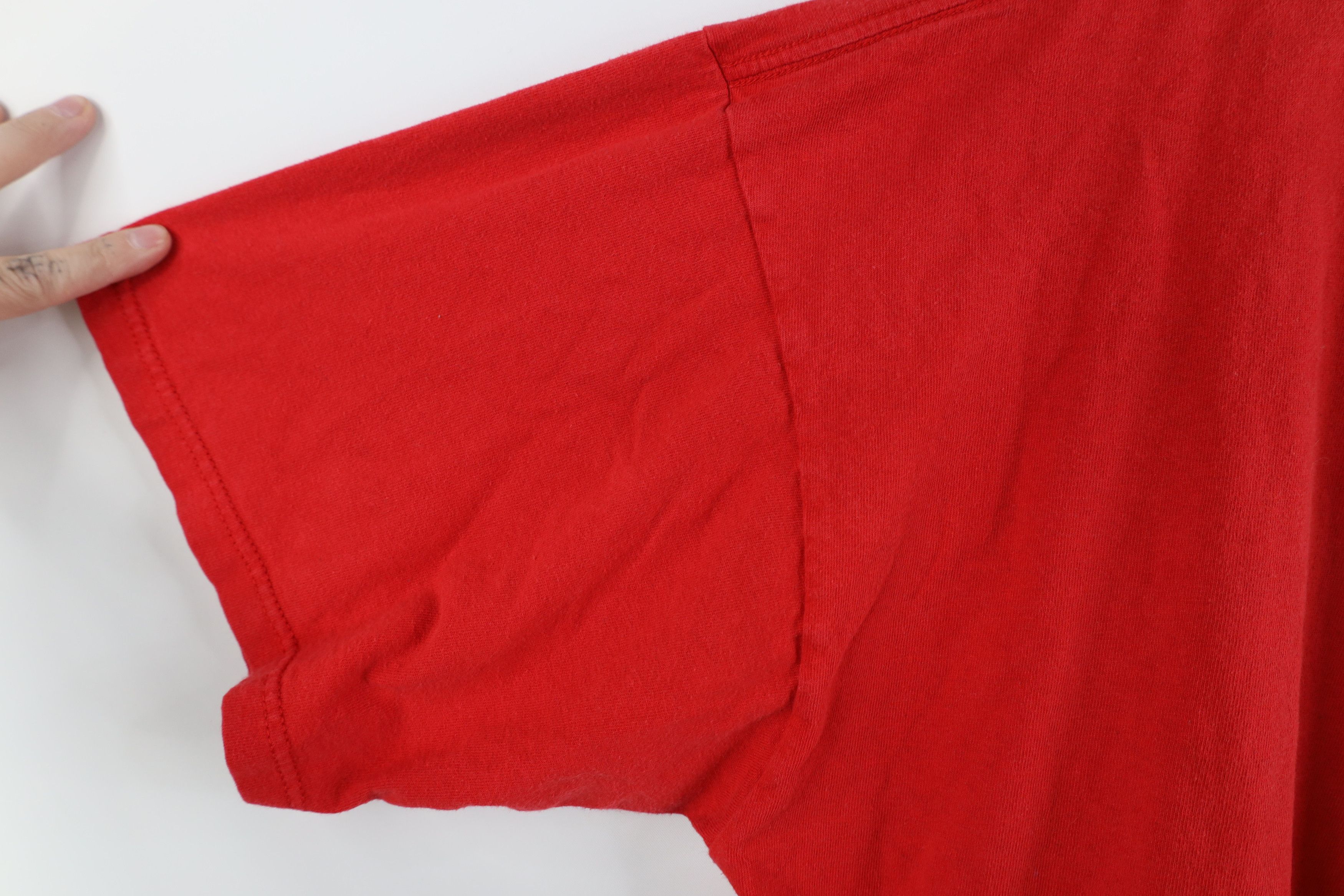 Vintage Vintage 90s Indiana University Hoosiers T-Shirt Red USA Size US XL / EU 56 / 4 - 6 Thumbnail