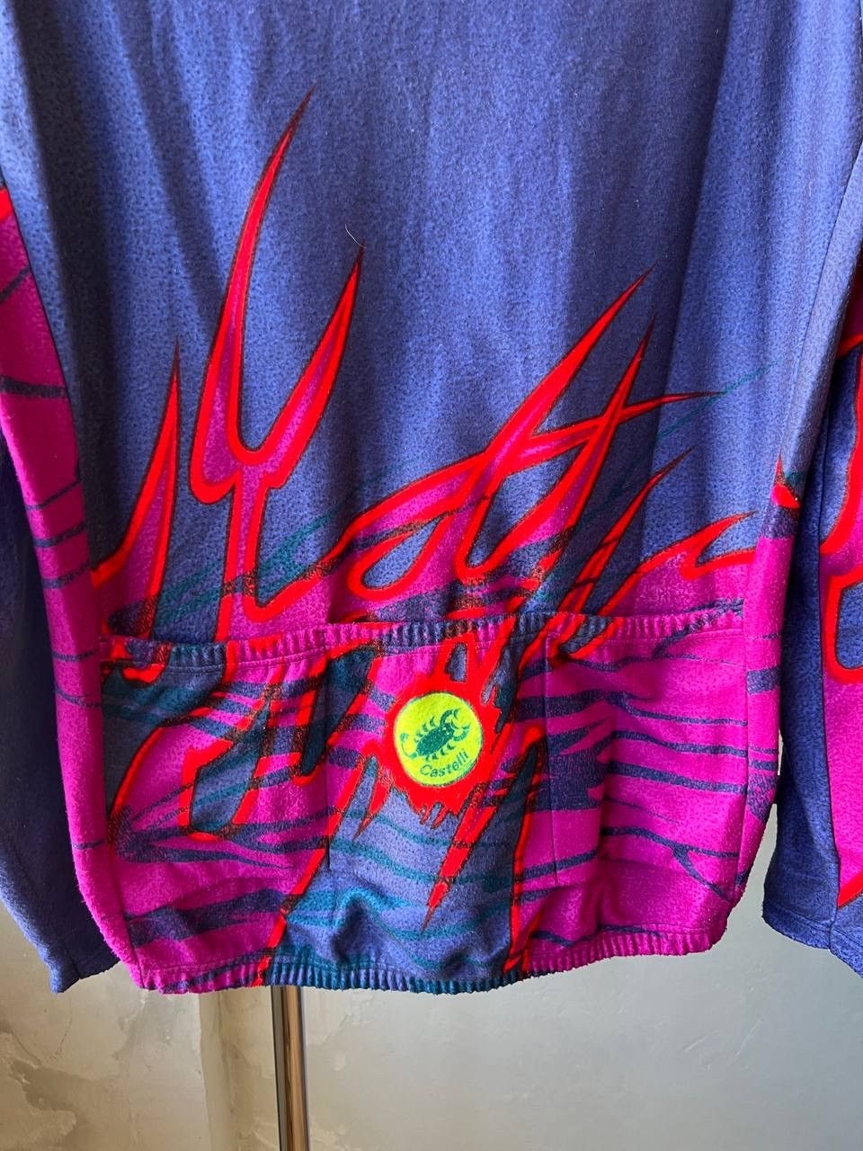 Vintage 1970 RARE CASTELLI LIMITED ART “FIRE” BIKE CYCLING JACKET XL Size US XL / EU 56 / 4 - 11 Thumbnail