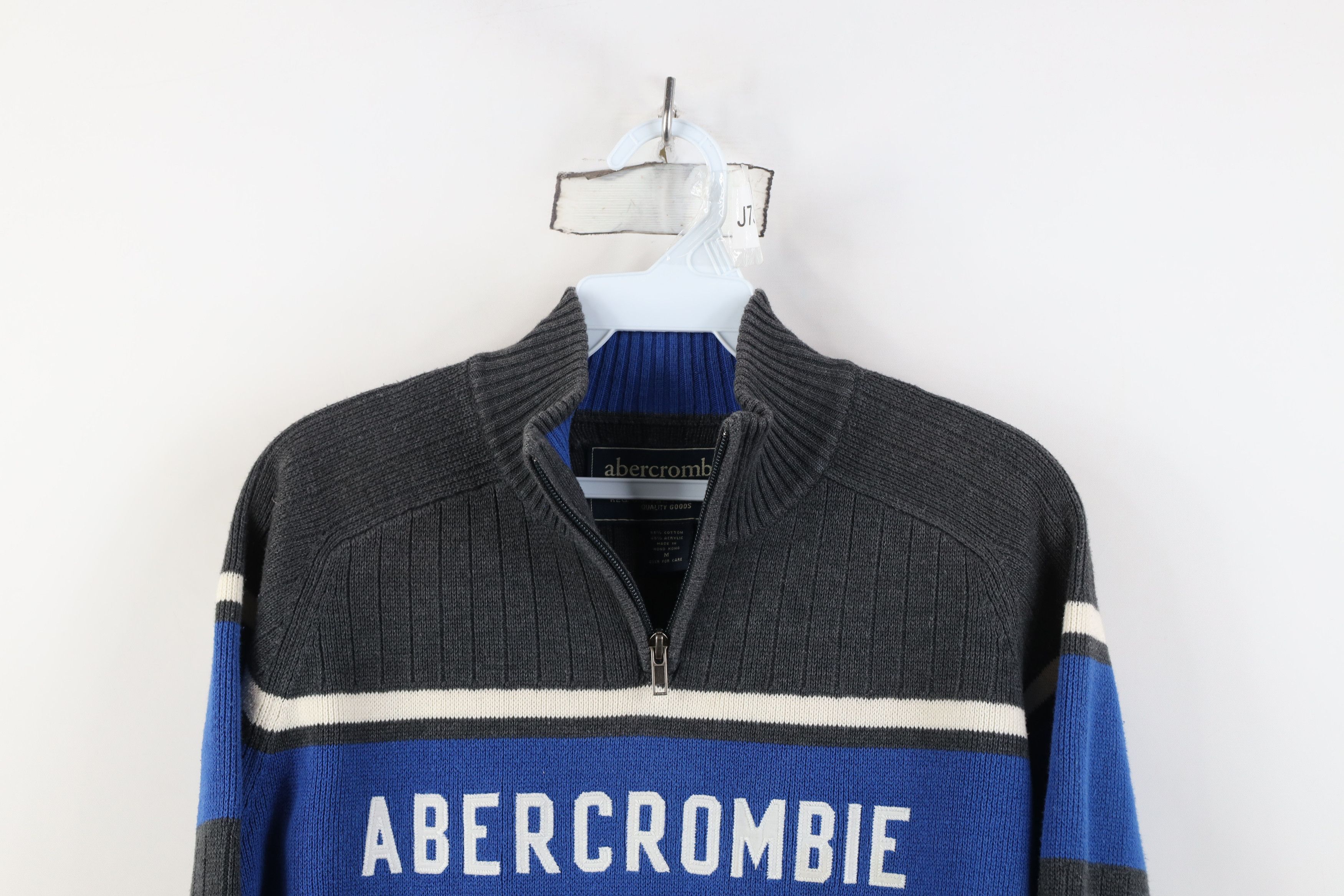 Abercrombie & Fitch Vintage 90s Y2K Abercrombie & Fitch Knit Half Zip Sweater Size US M / EU 48-50 / 2 - 2 Thumbnail