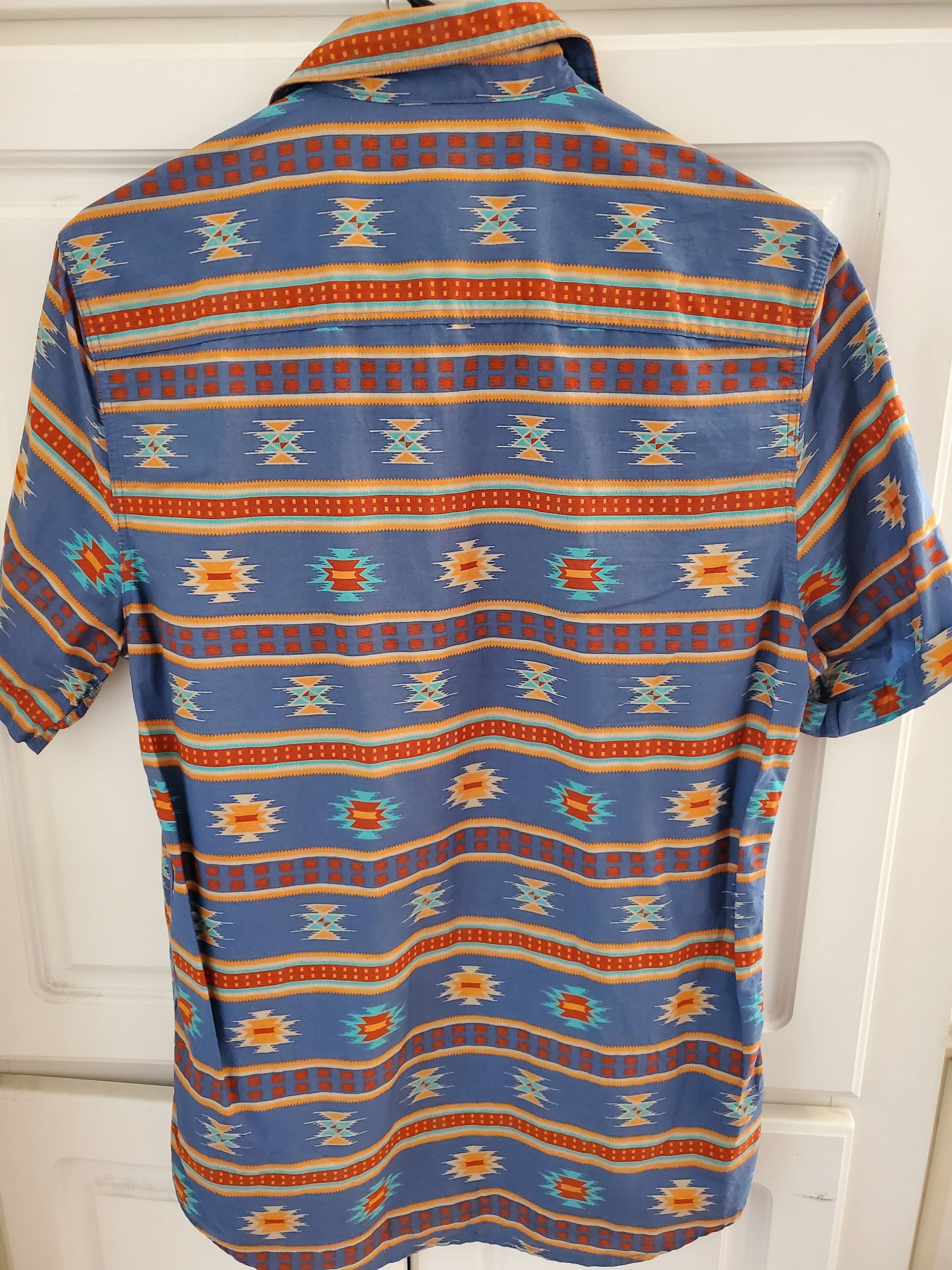 Topman Topman classic fit southwest print button up Size US M / EU 48-50 / 2 - 2 Thumbnail