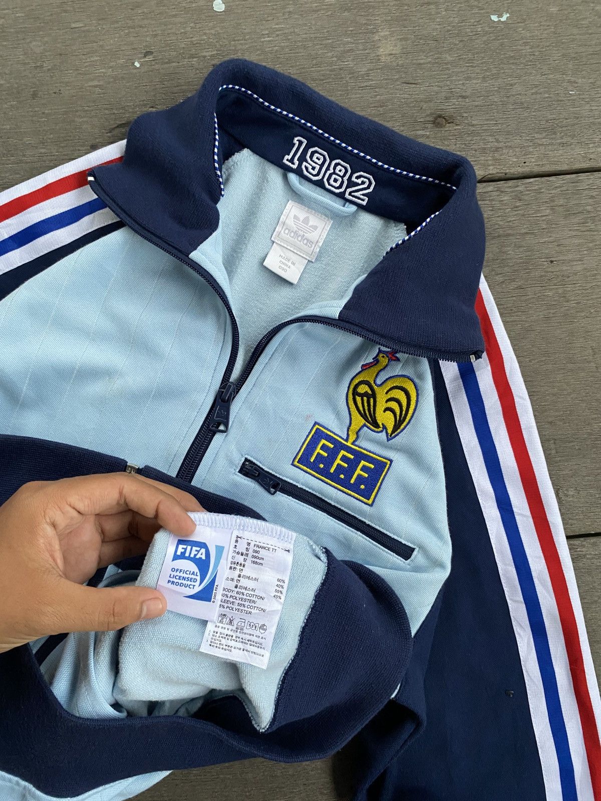 Adidas Tracktop adidas france 1982 Size US M / EU 48-50 / 2 - 4 Thumbnail
