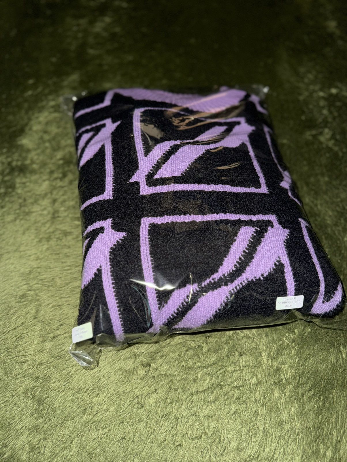 WE11DONE [M] We11done Square Logo Jacquard Fleece Knit Size US M / EU 48-50 / 2 - 10 Thumbnail
