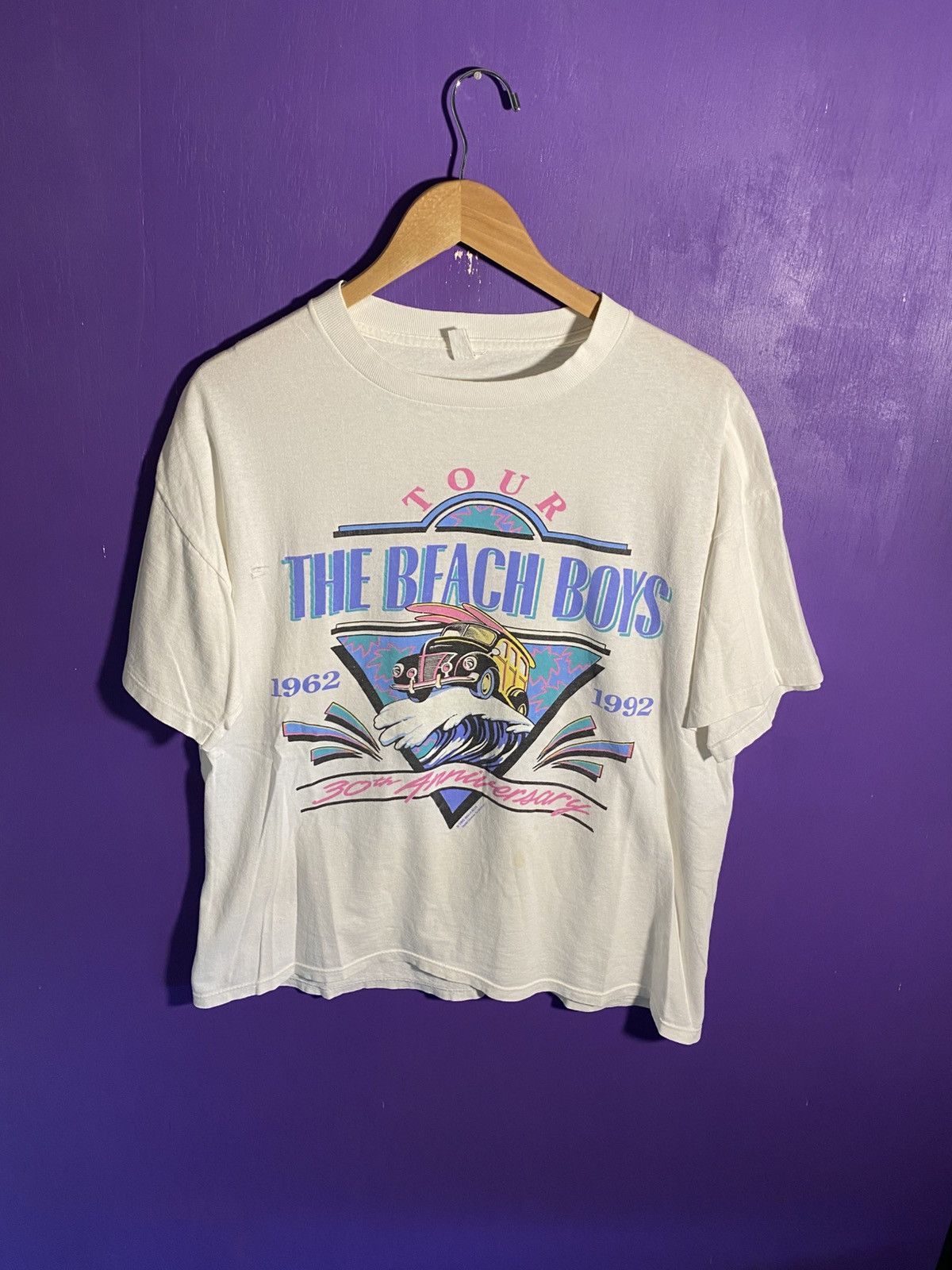 Band Tees × Vintage Vintage 1992 The Beach Boys 30th anniversary tour tee Size US XL / EU 56 / 4 - 1 Thumbnail