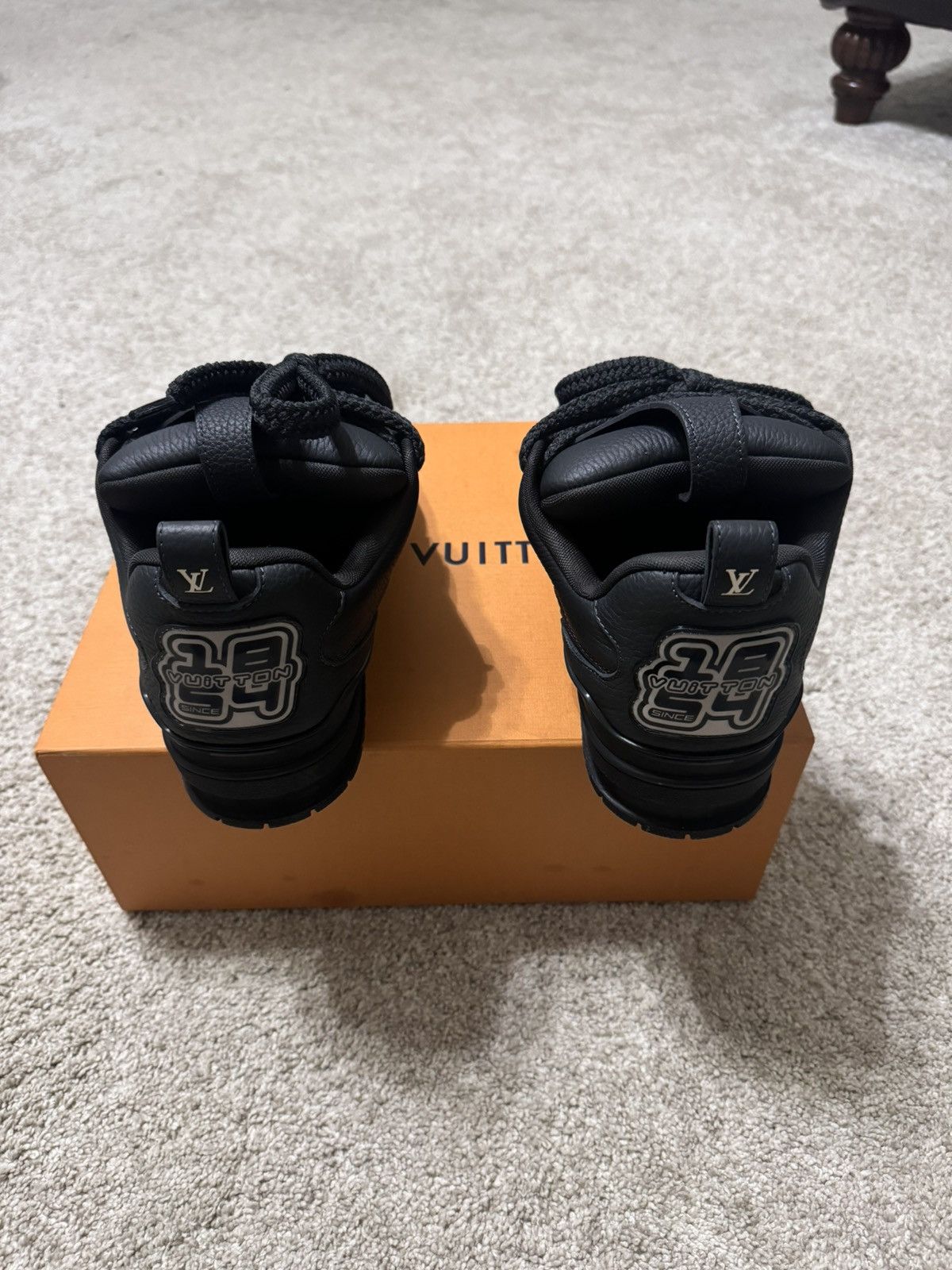 Louis Vuitton BLACK LV SKATE SNEAKER Size US 8 / EU 41 - 6 Thumbnail