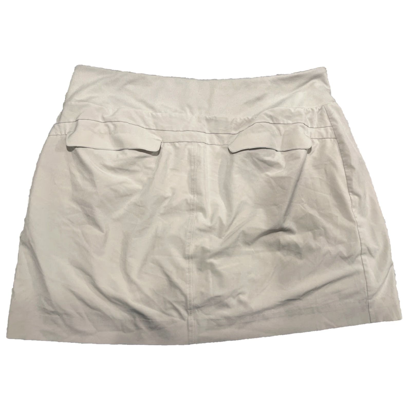 Athleta Athleta Skort Womens 14 Gray Stretch Pockets Zip Activewear Outdoor Casual Athletic Size 36" / US 14 / IT 50 - 2 Thumbnail