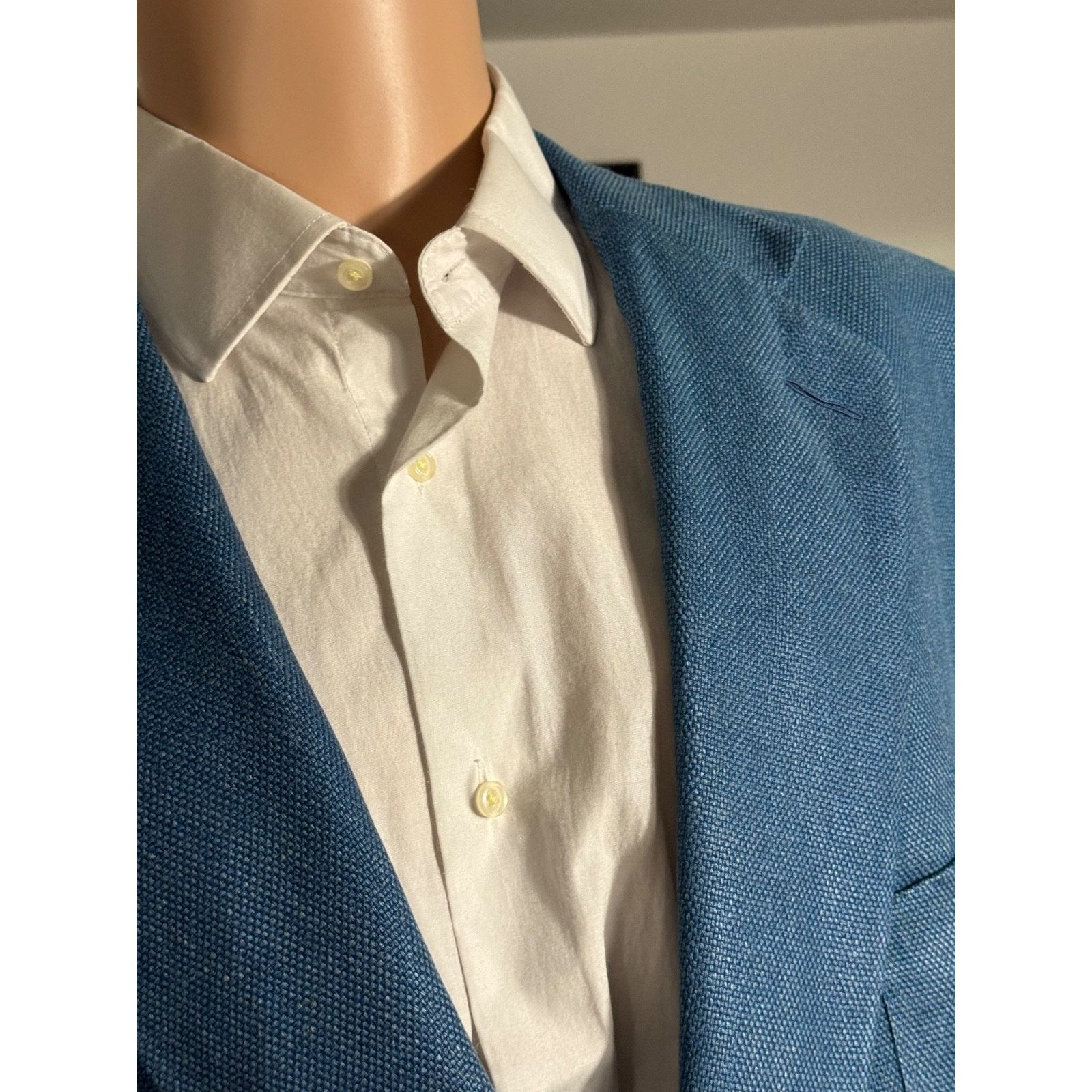Tom Ford Tom Ford Turquoise Aqua Blue Silk Sport Jacket 64 54R XXXL Size 54R - 5 Thumbnail
