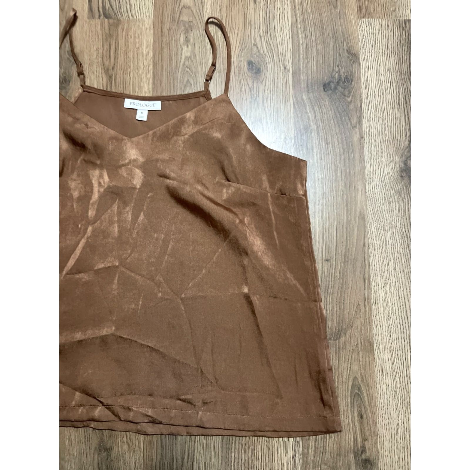 Vintage Prologue Tank Top Women's Size M Brown Sleeveless V-Neck Pullover Casual Modern Womens Tank M Brown Prologue Size M / US 6-8 / IT 42-44 - 4 Thumbnail