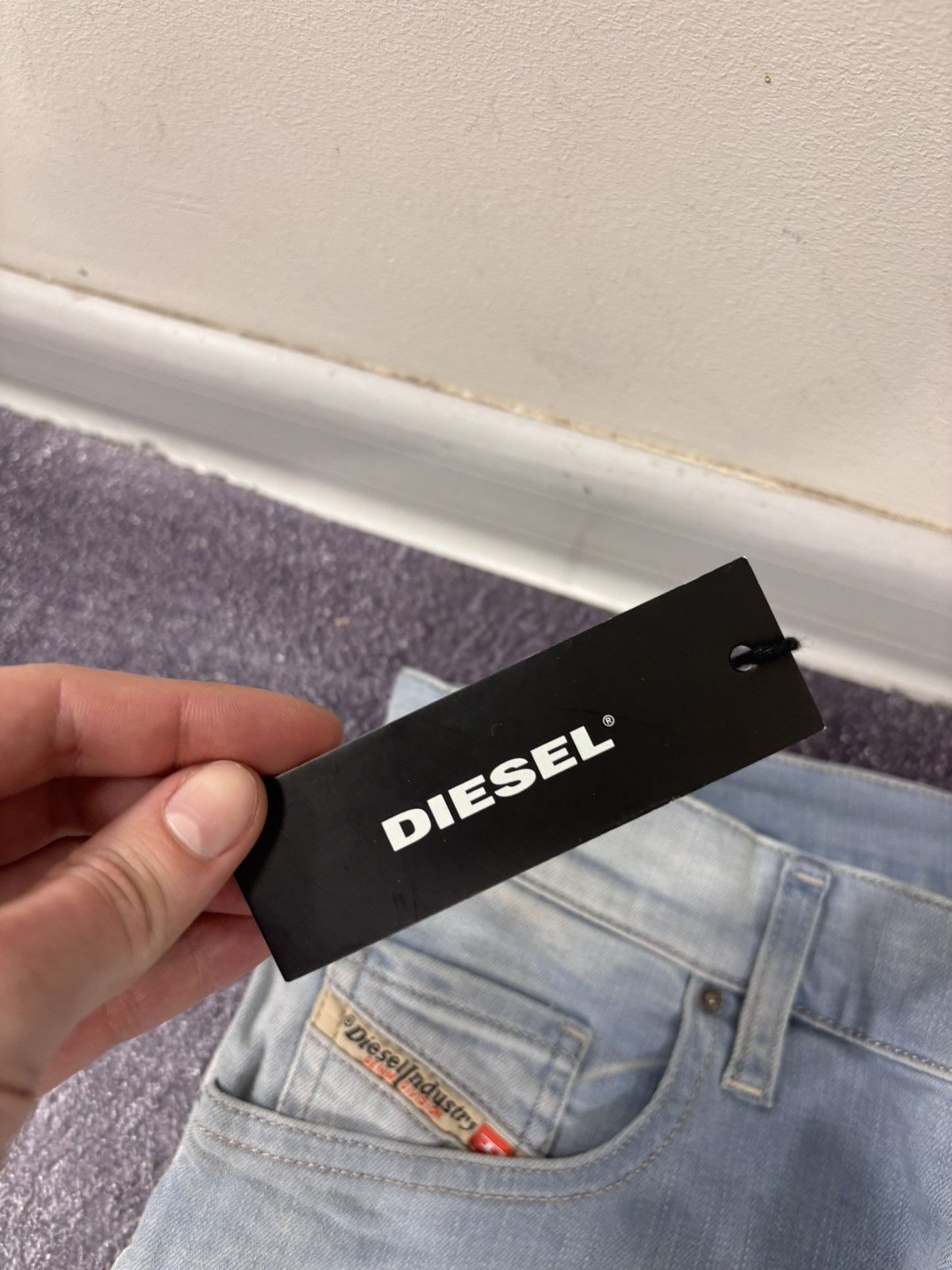 Diesel Diesel Grupee NWT Women’s Super Slim Skinny Stretch Jeans Size 27" / US 4 / IT 40 - 7 Thumbnail