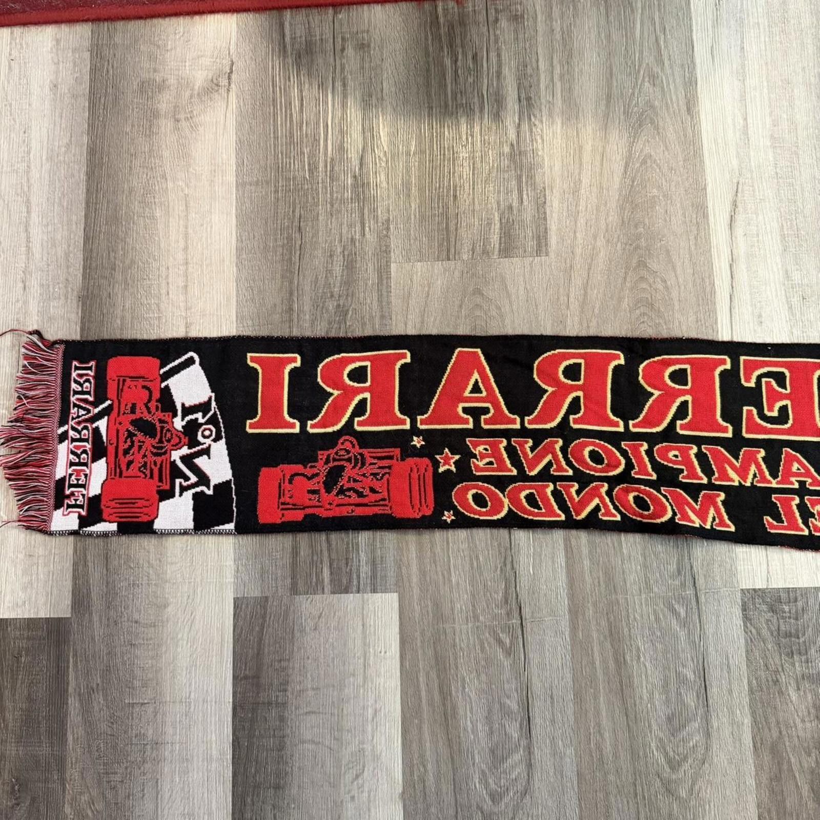 Other Vintage Ferrari champion del mondo scarf 90s OS Size ONE SIZE - 5 Thumbnail