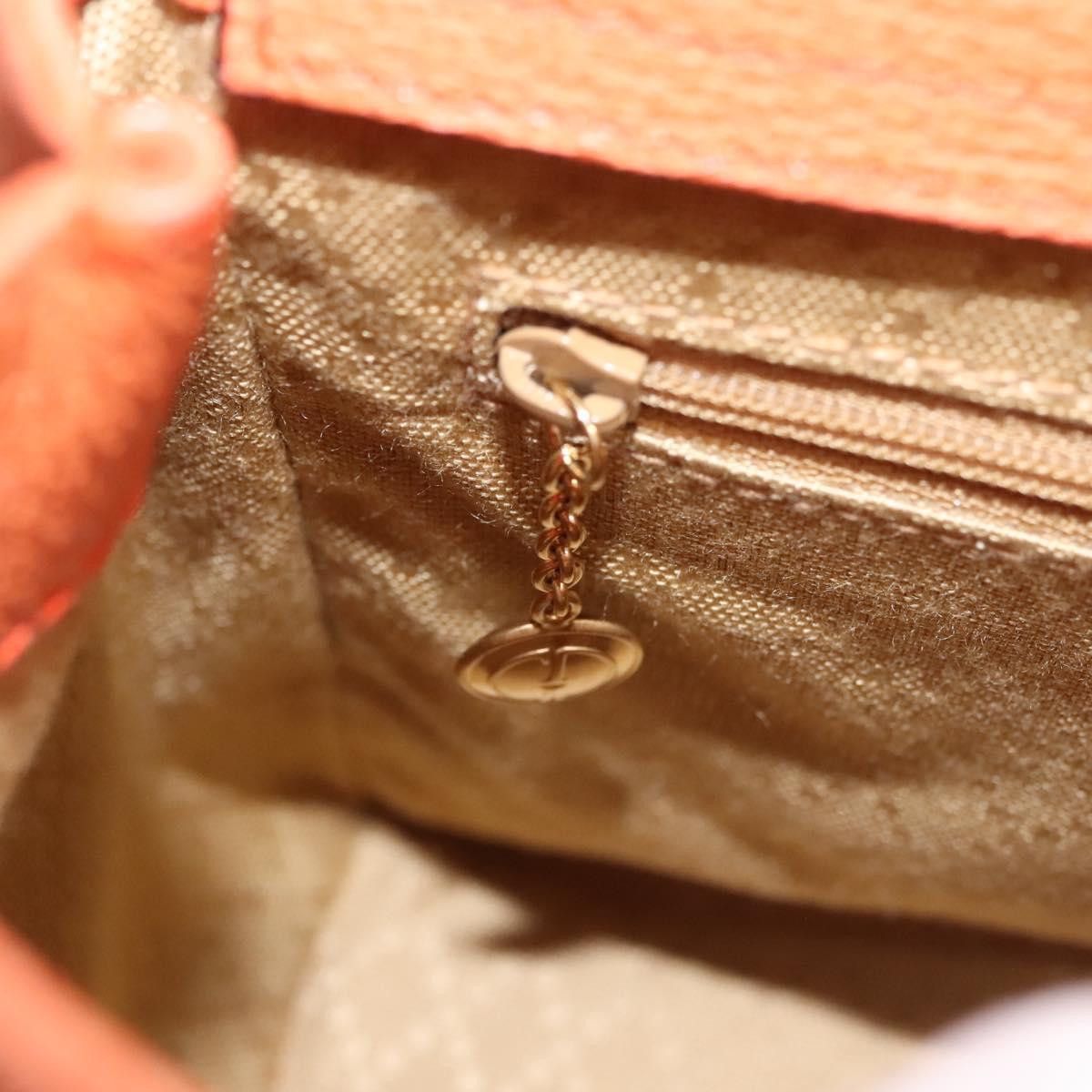 Gucci GUCCI Bamboo Hand Bag Suede Orange Gold 000 123 000 123 Size ONE SIZE - 19 Thumbnail
