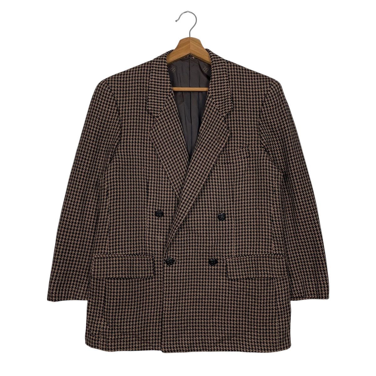 Balenciaga Balenciaga Paris Herringbone Wool Double Breasted Jacket Size US M / EU 48-50 / 2 - 1 Thumbnail