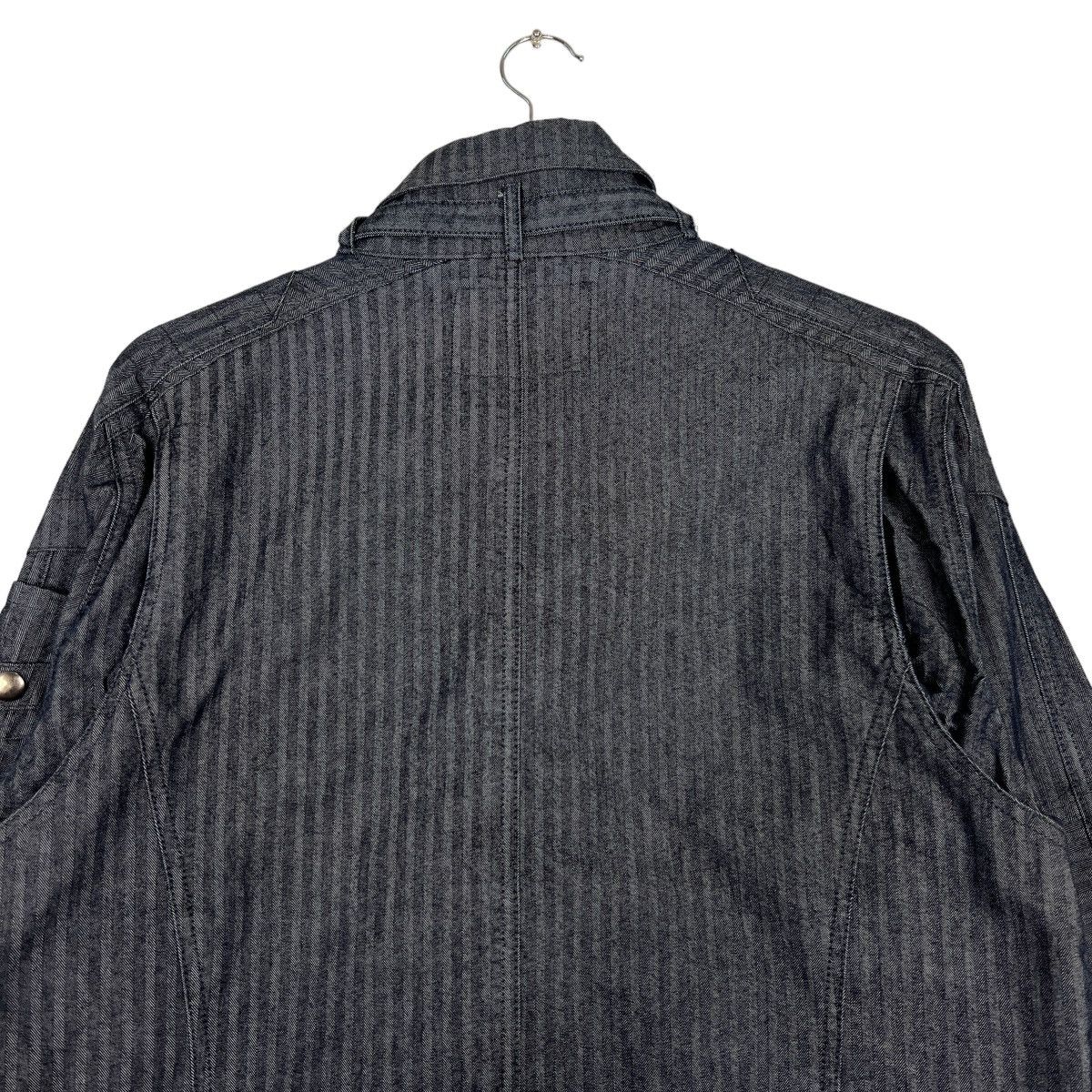 Japanese Brand 🔥 KUROCKERS STRIPE WORKER MODERN JACKET Size US L / EU 52-54 / 3 - 9 Thumbnail