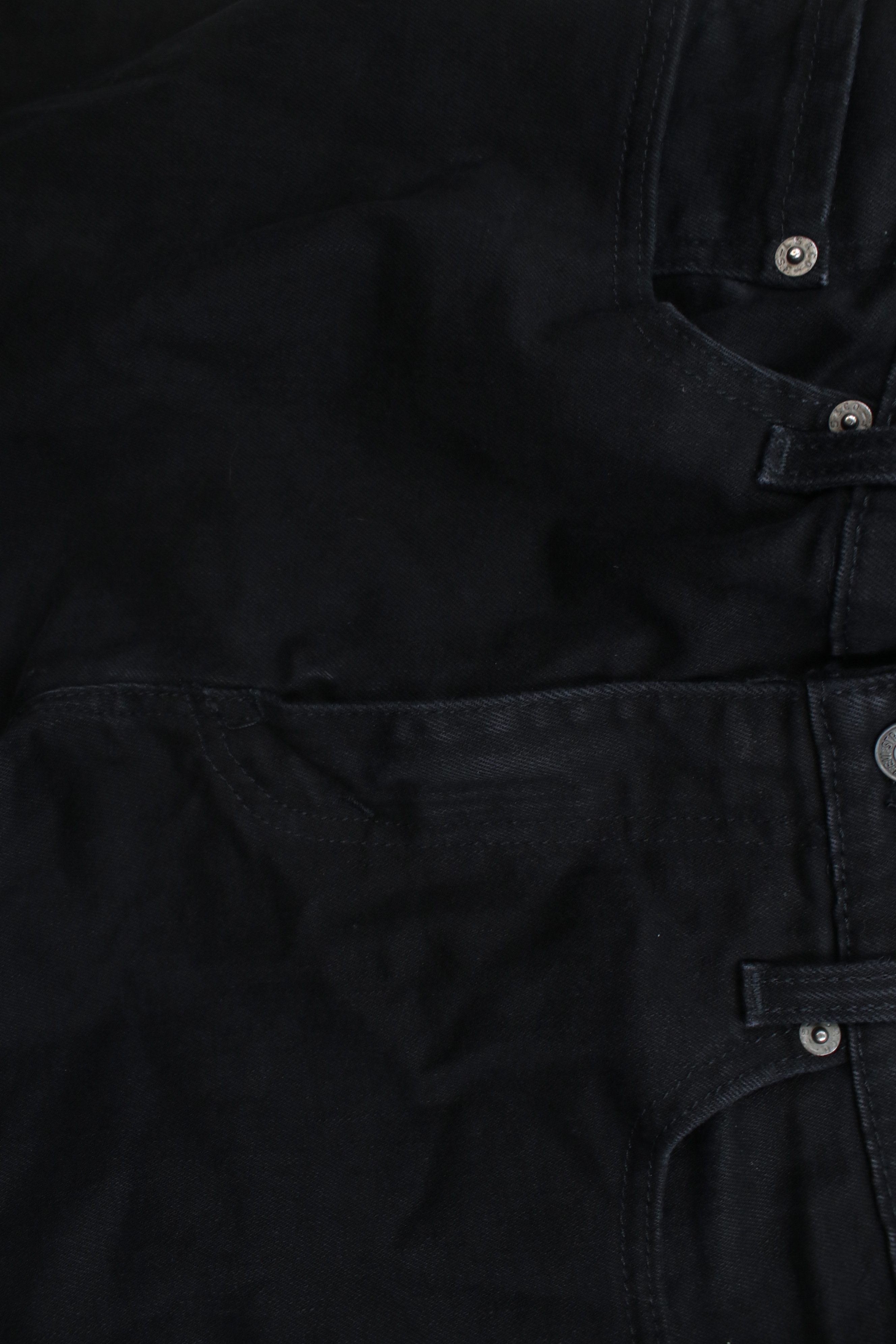 Levi's × Vintage Vintage Y2K Levis 502 Stretch Tapered Leg Denim Jeans Black Size US 32 / EU 48 - 8 Thumbnail