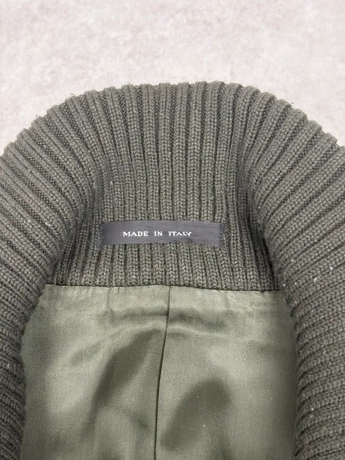 Emporio Armani AW2009 Emporio Armani Dark Green Wool Caban Jacket Size US M / EU 48-50 / 2 - 9 Thumbnail