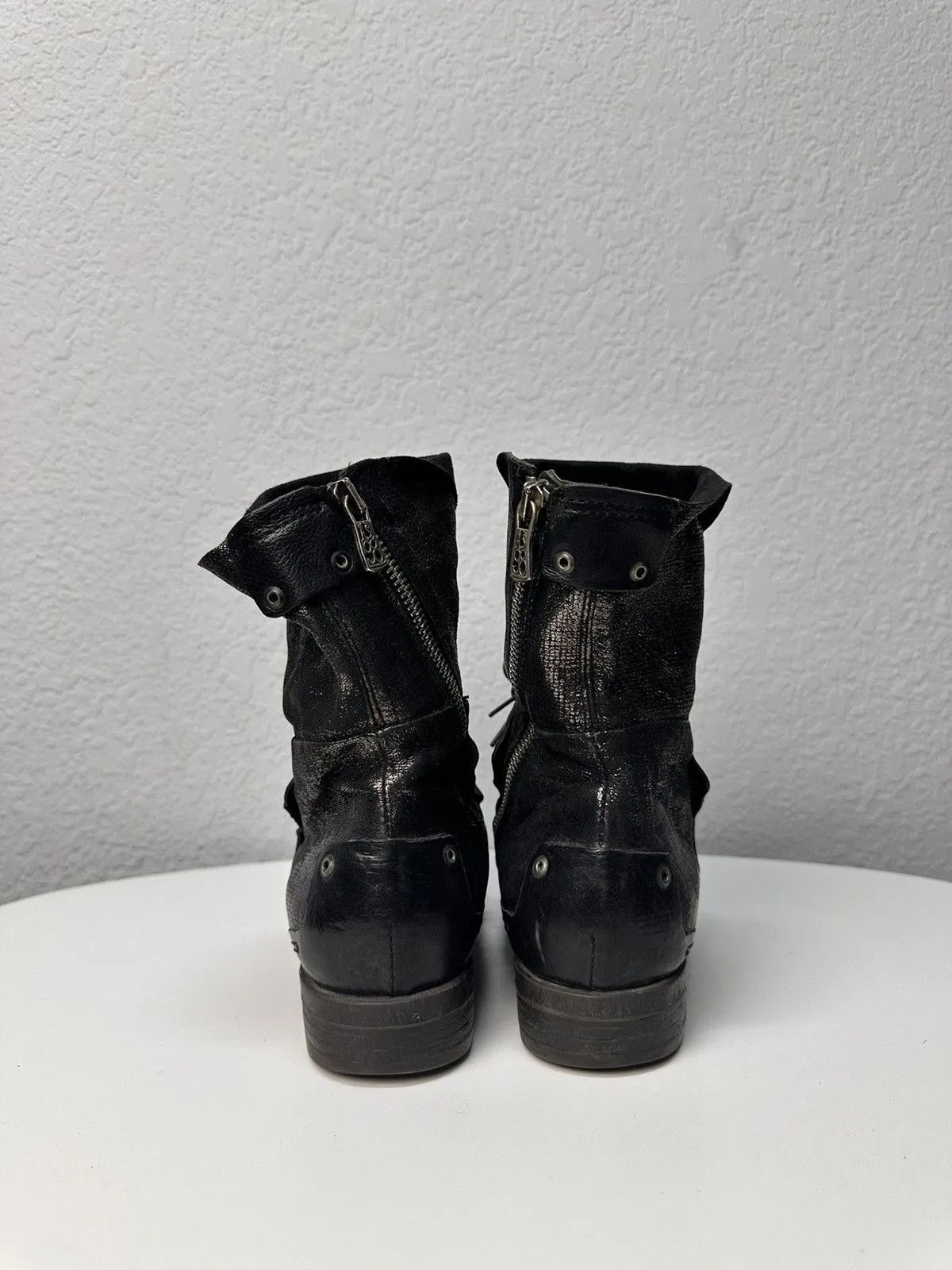 A.S.98 Leather Boots A.S. 98 Western Air step Guisi style Vintage Size US 7 / IT 37 - 6 Thumbnail