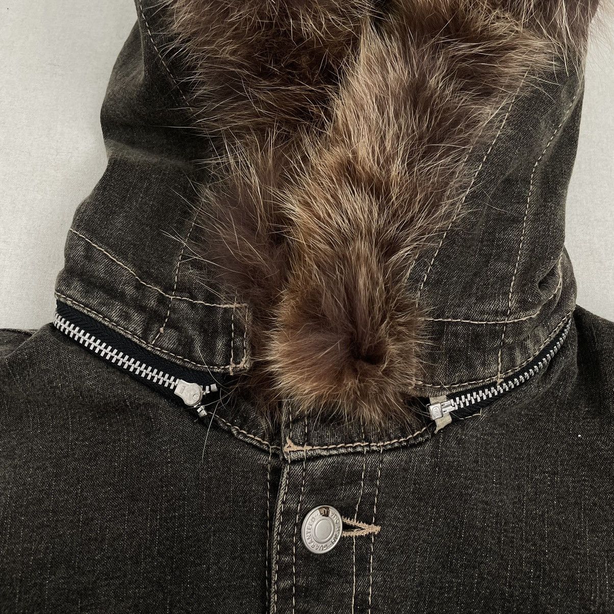 If Six Was Nine × Japanese Brand × Le Grande Bleu (L.G.B.) Fur Denim Jacket Nice Design Size US S / EU 44-46 / 1 - 4 Thumbnail