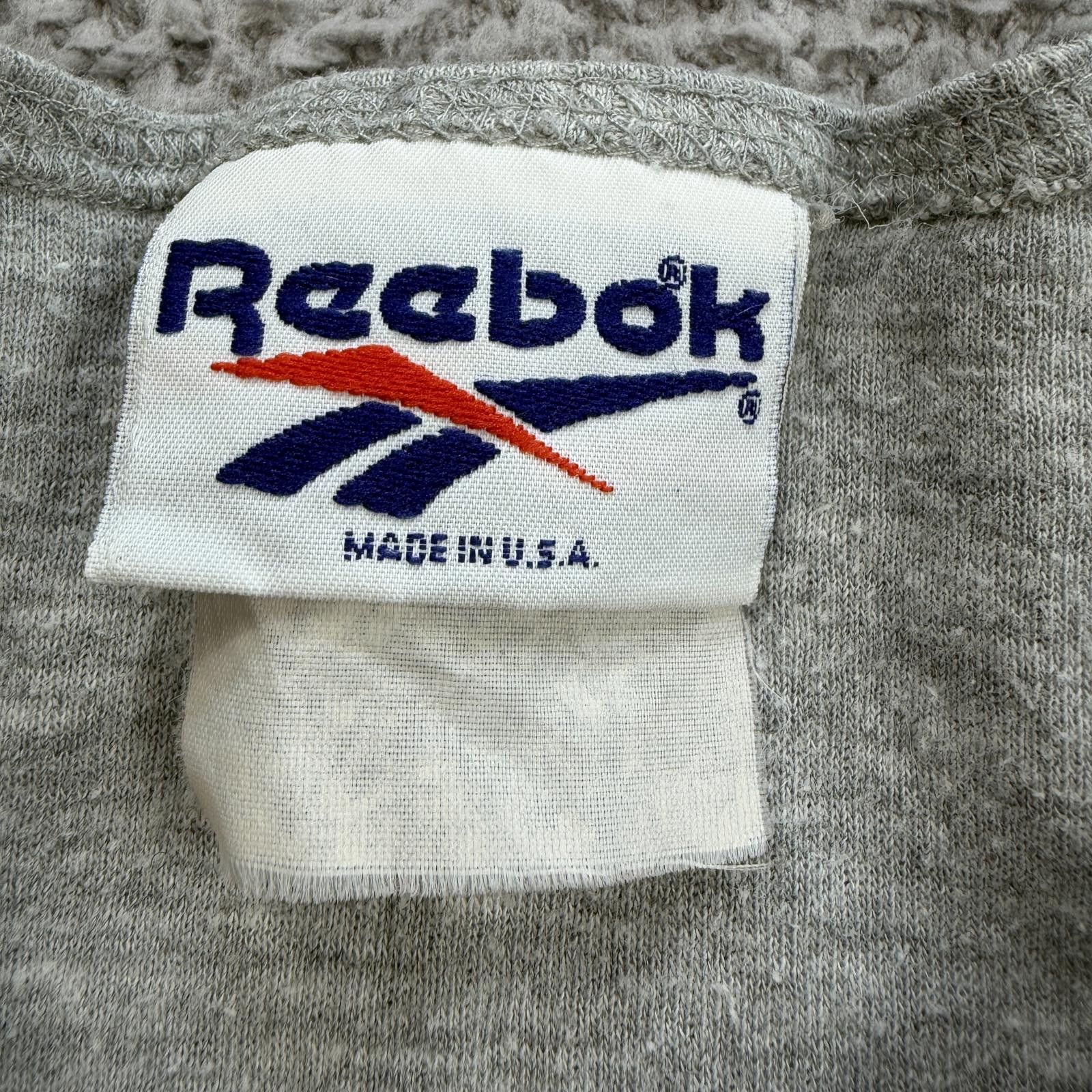 Reebok Vintage Reebok Cropped Baby Tee Gray Made In USA Minimal Size S / US 4 / IT 40 - 3 Thumbnail