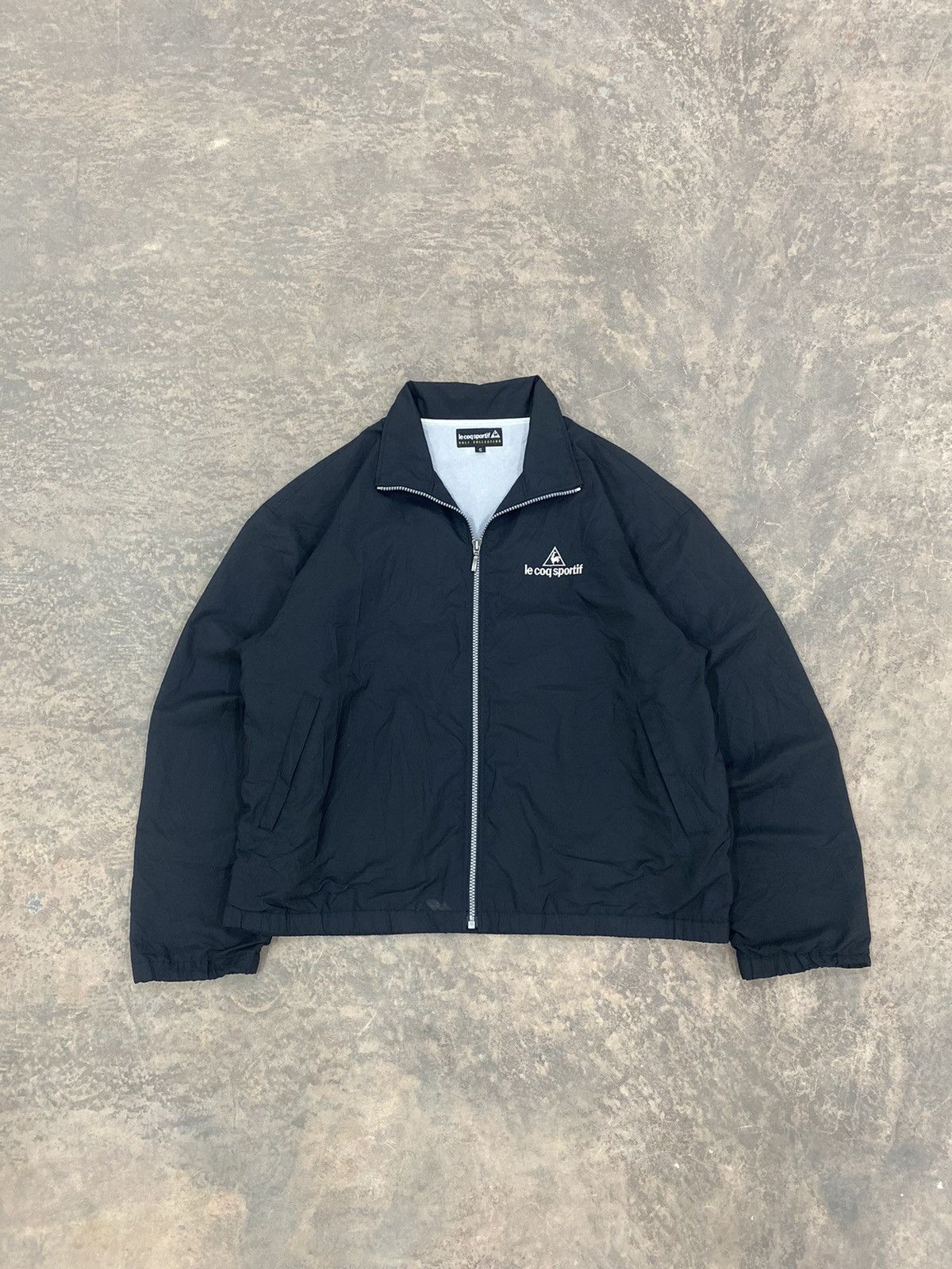 LE COQ SPORTIF ZIPPER WINDBREAKER CROP JACKET