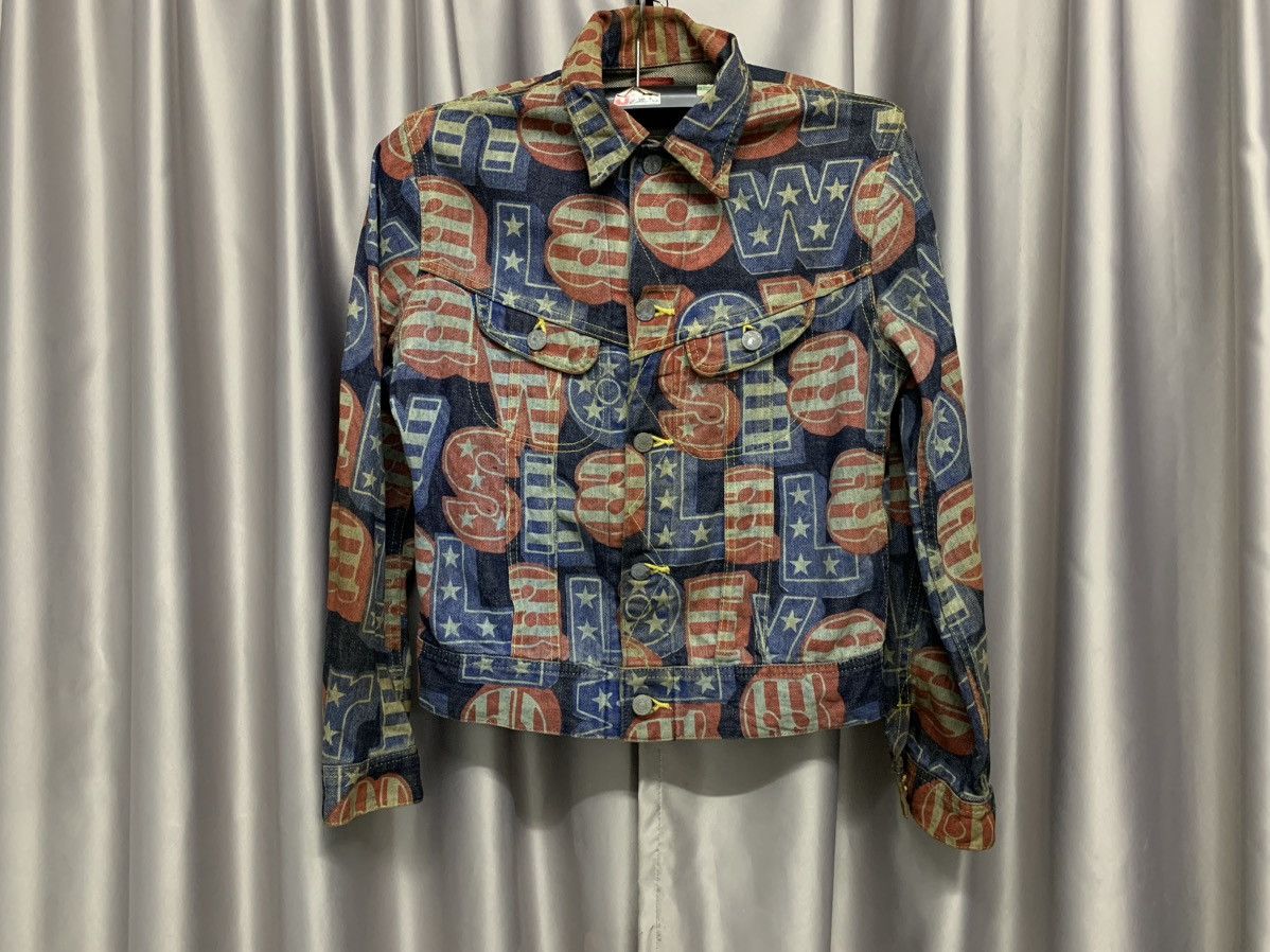 📌RARE📌VINTAGE HYSTERIC GLAMOUR DENIM JACKET FULLPRINT