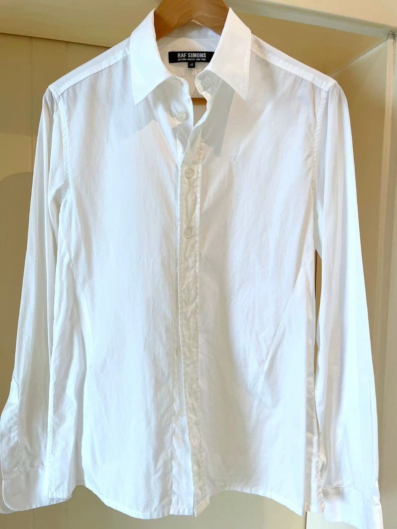 Raf Simons Raf simons Slim long-sleeved white shirt Size US M / EU 48-50 / 2 - 3 Thumbnail