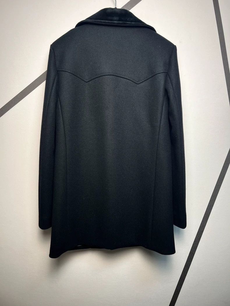 Saint Laurent Paris Saint Laurent Black Wool Blend Coat Jacket-2507 Size US L / EU 52-54 / 3 - 8 Thumbnail