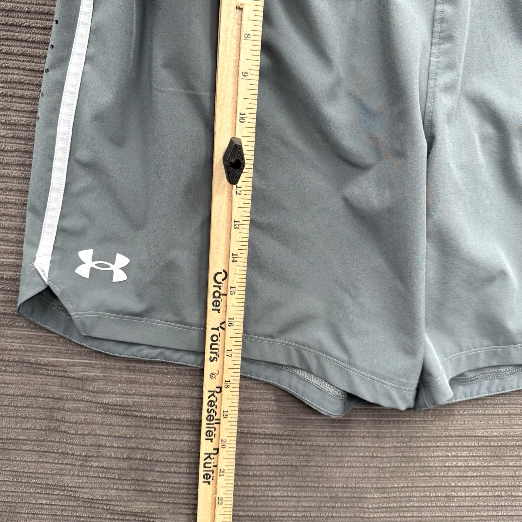 Under Armour Under Armour Shorts Men XL Gray Speedpocket Athletic Training Gym Outdoors Size US 36 / EU 52 - 6 Thumbnail