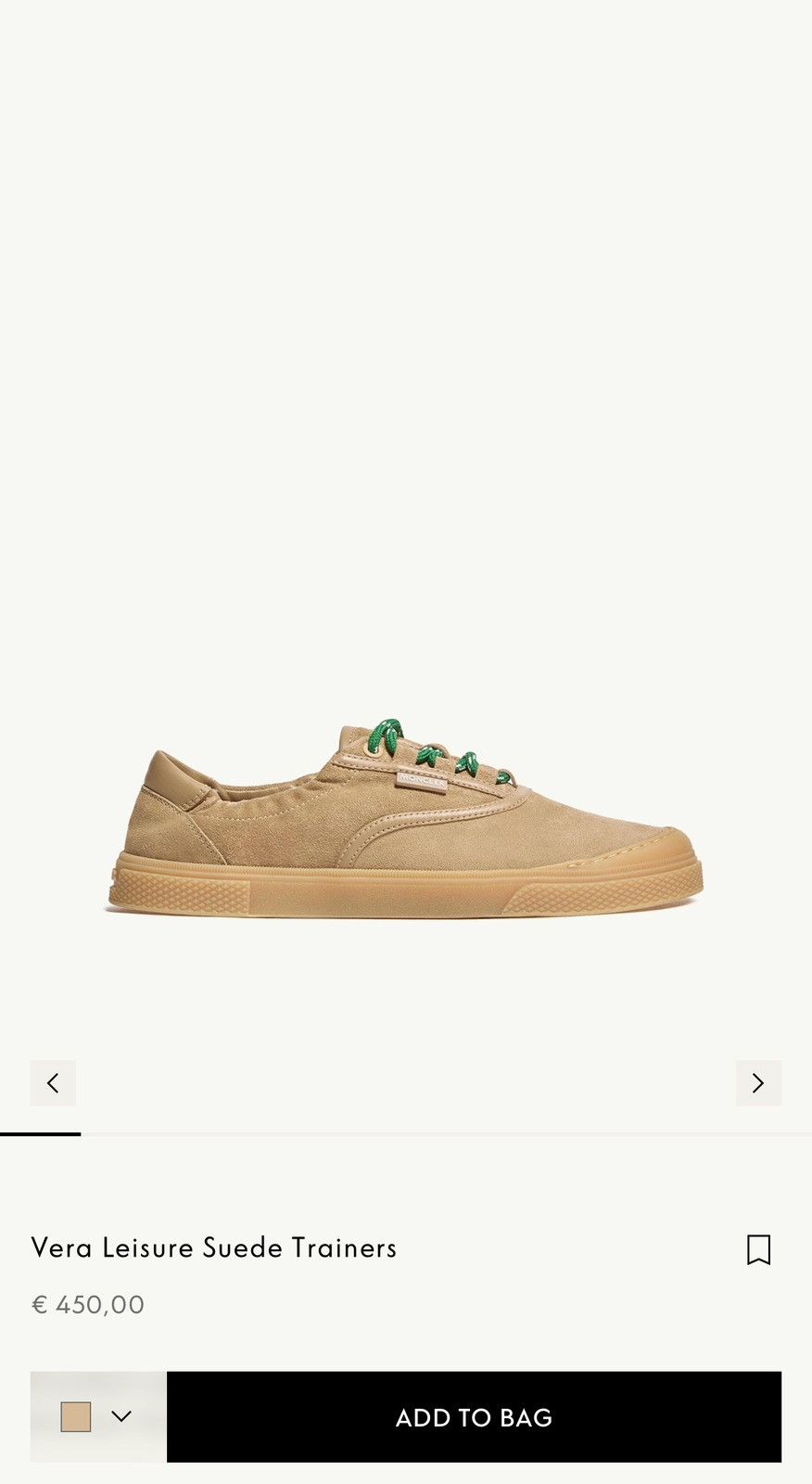 Moncler Vera Leisure Suede Trainers Size US 11 / EU 44 - 11 Thumbnail