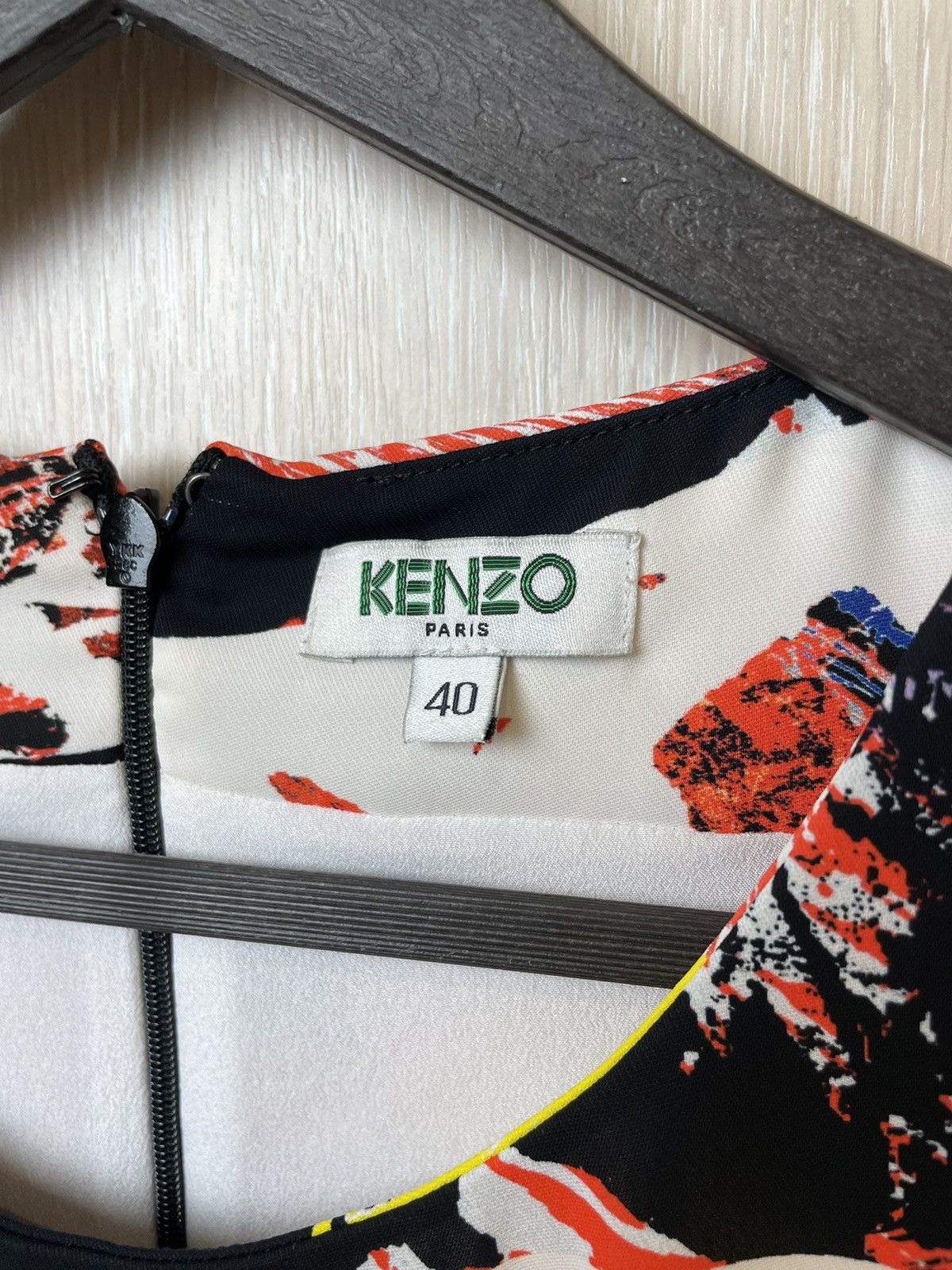 Designer × Kenzo KENZO Sleeveless Abstract Mini Dress Size M / US 6-8 / IT 42-44 - 6 Thumbnail