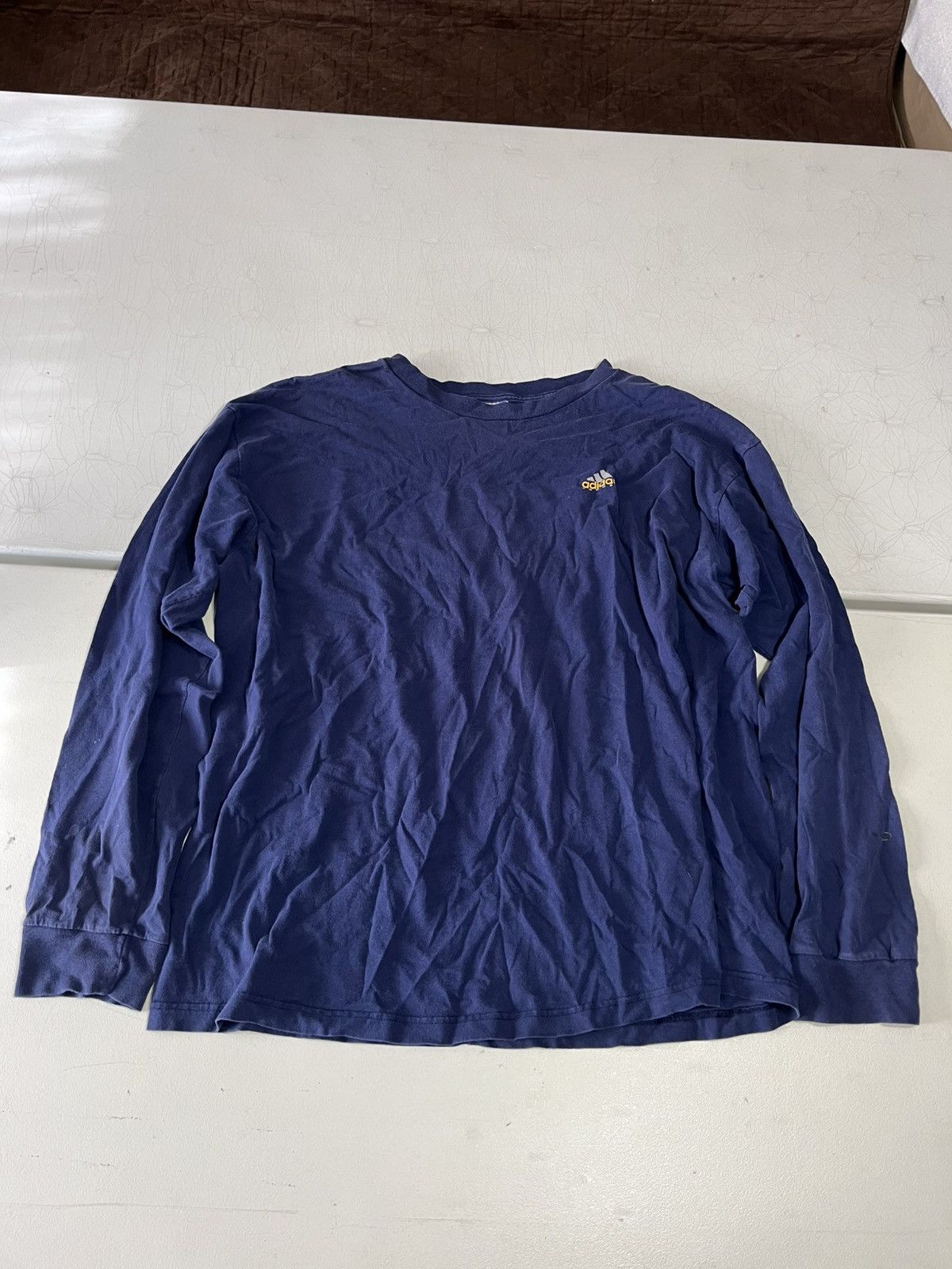 Adidas × Vintage Vintage 90s adidas soccer long sleeve shirt Size US XXL / EU 58 / 5 - 1 Thumbnail