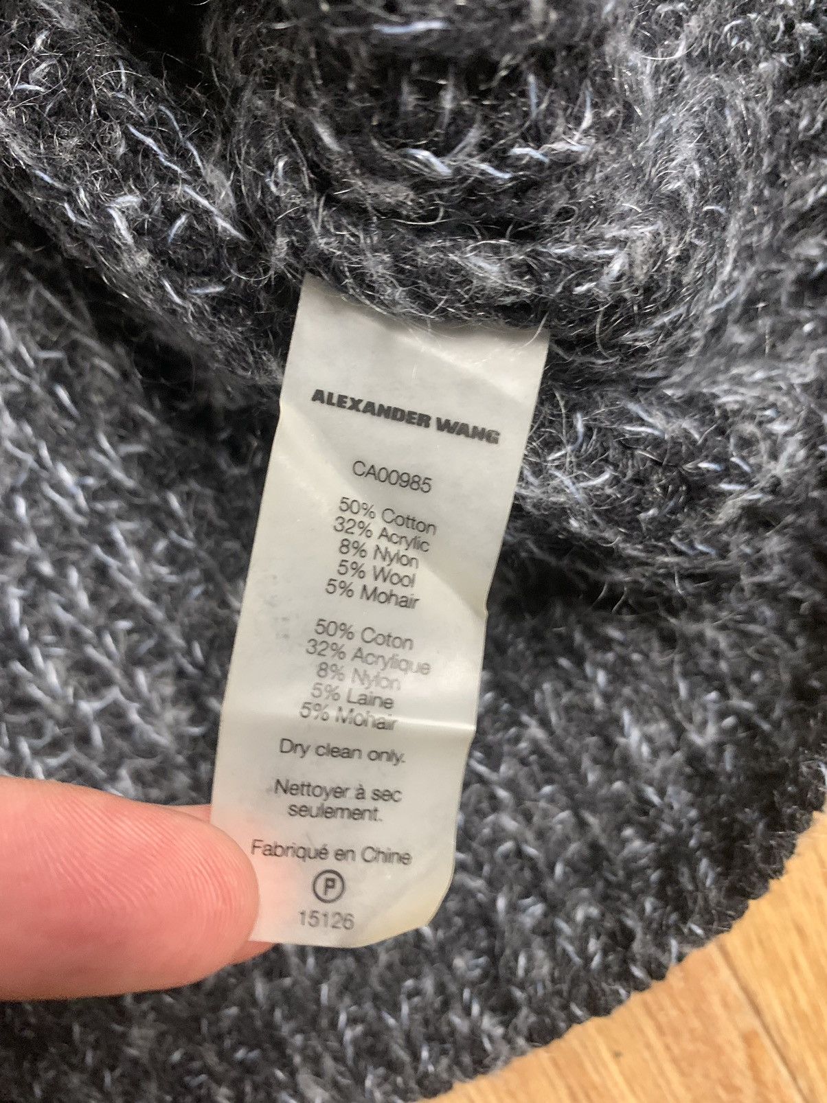 Alexander Wang Alexander Wang Turtleneck Mohair Style Fuzzy Sweater Size US S / EU 44-46 / 1 - 4 Thumbnail