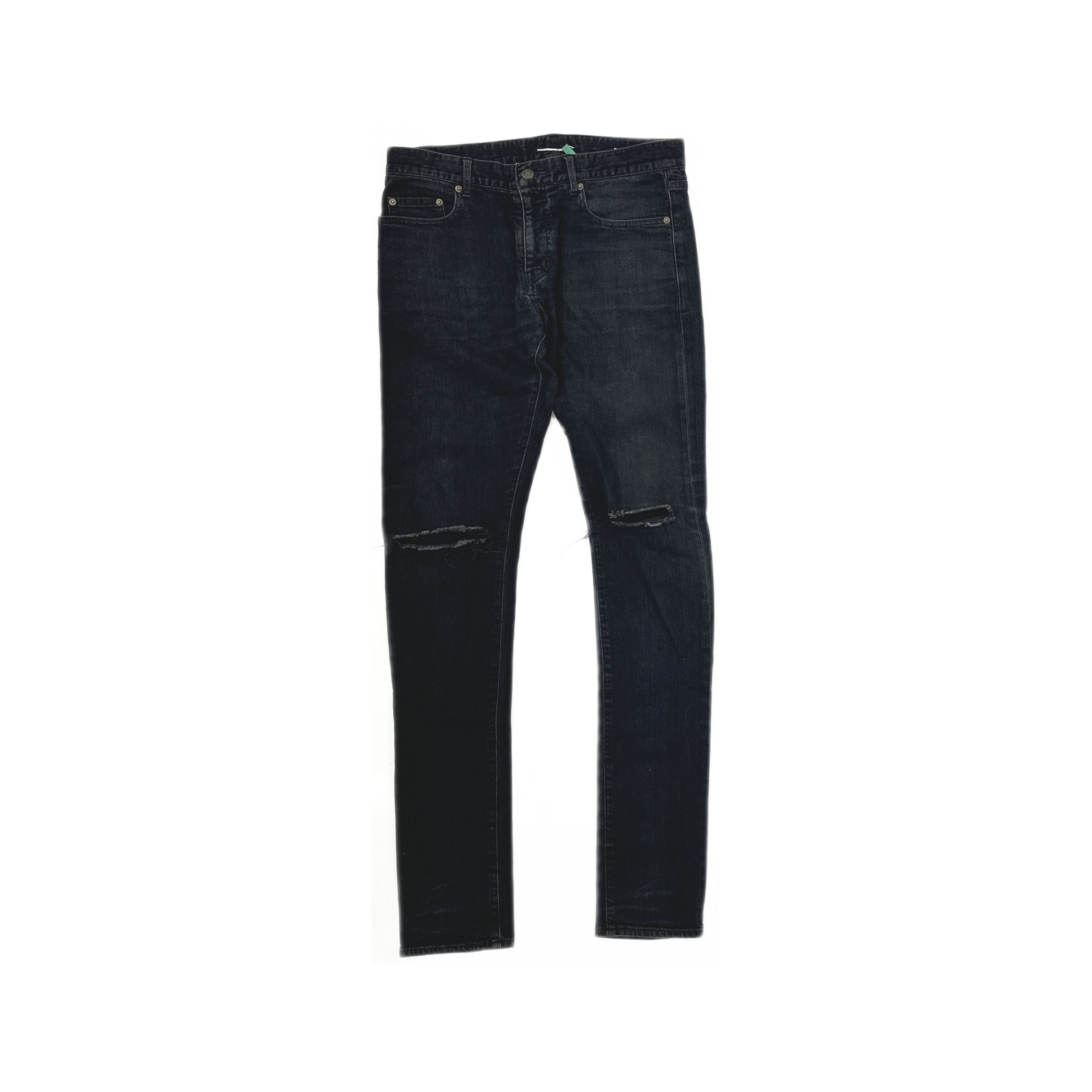 Saint Laurent Paris Saint Laurent D02 Distressed Jeans Size 31 Size US 31 - 1 Thumbnail
