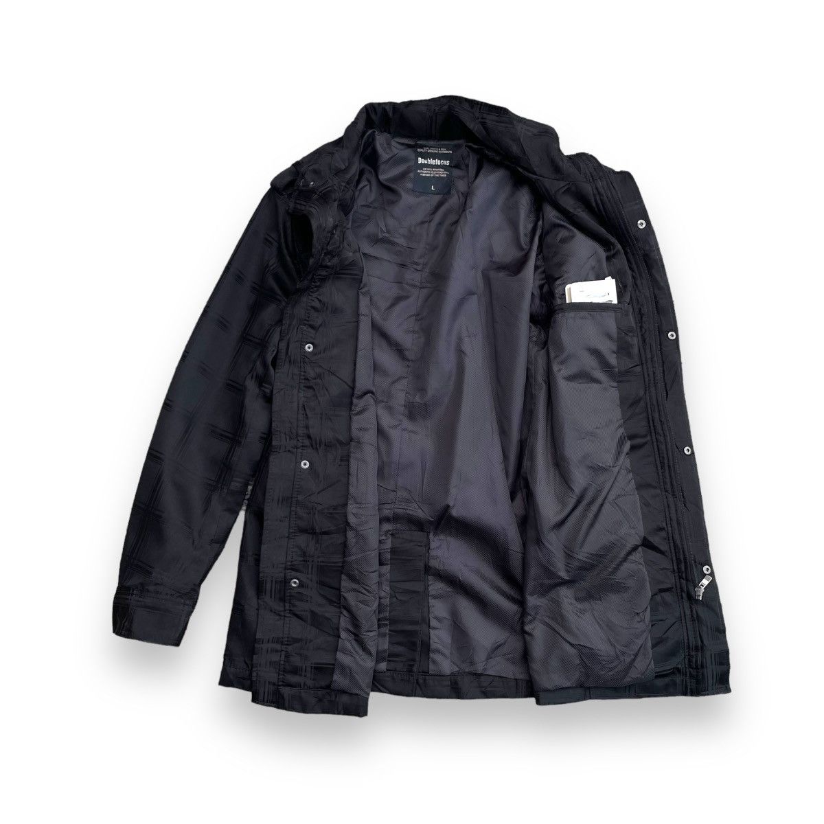 If Six Was Nine × Japanese Brand × Seditionaries 🇯🇵 DOUBLE FOCUS BUTTON UP FULL ZIP PUNK GOTHIC Size US L / EU 52-54 / 3 - 2 Thumbnail