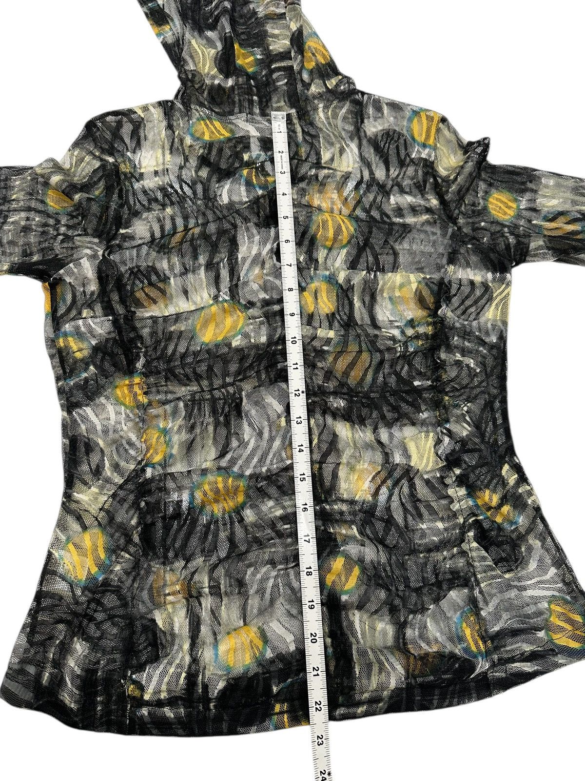 Beauty Beast 2000s CHERTY TRANSPARENT WAVE ZIP HOODIE IFSIX LGB STYLE Size US S / EU 44-46 / 1 - 12 Thumbnail