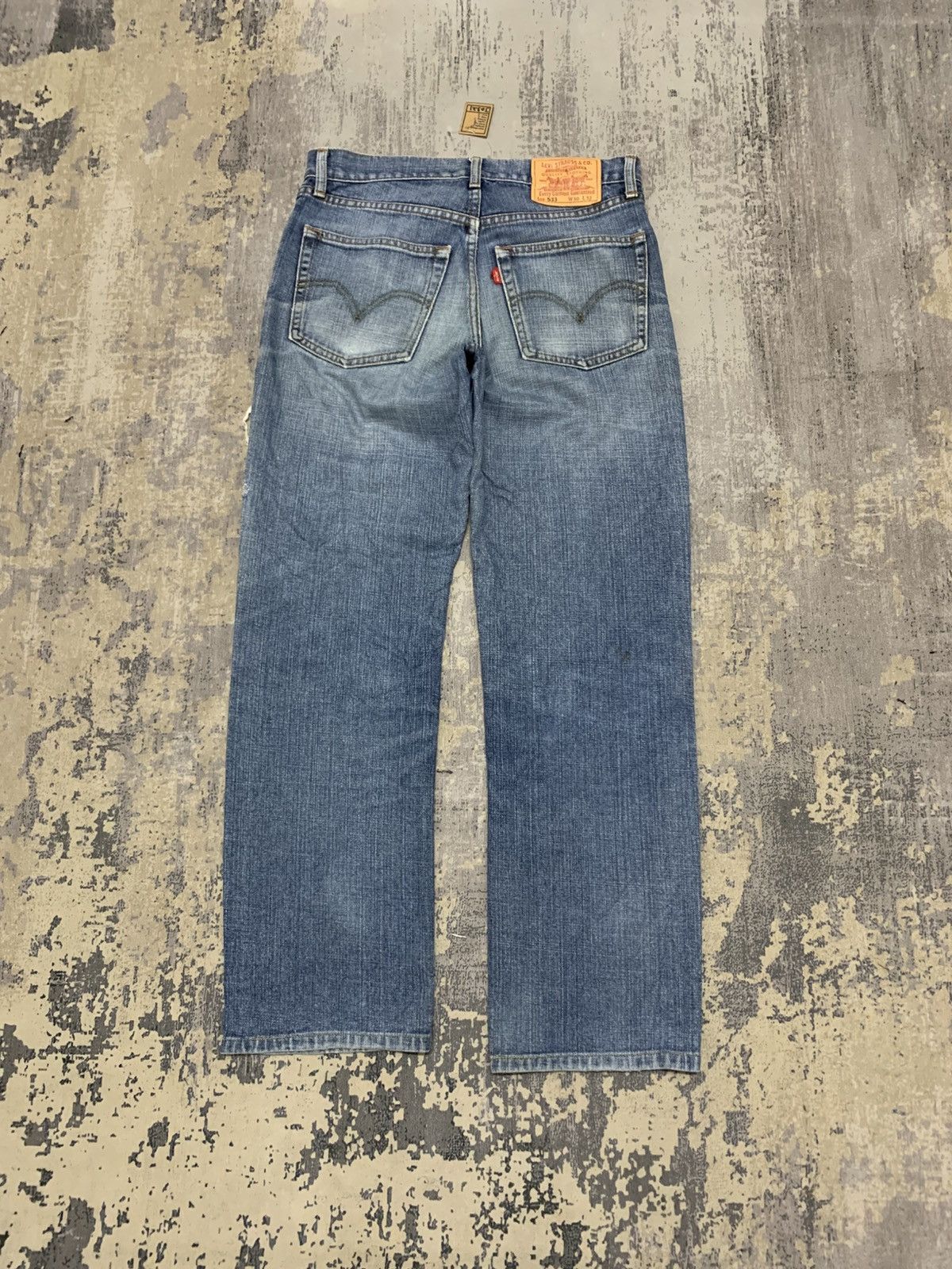 Levi's VTG Y2K Levi’s 533 Loose Straight Denim Jeans Faded Wash Size US 30 / EU 46 - 7 Thumbnail