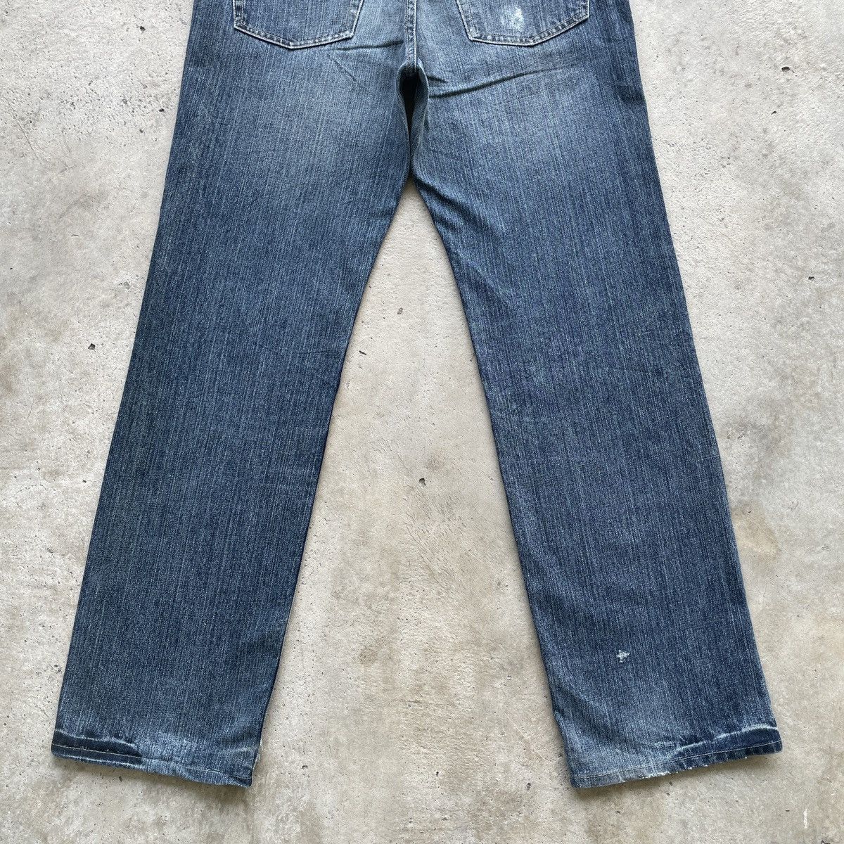 Japanese Brand Vintage Takeo Kikuchi Japan Distressed Faded Jeans Pants W33 Size US 33 - 11 Thumbnail