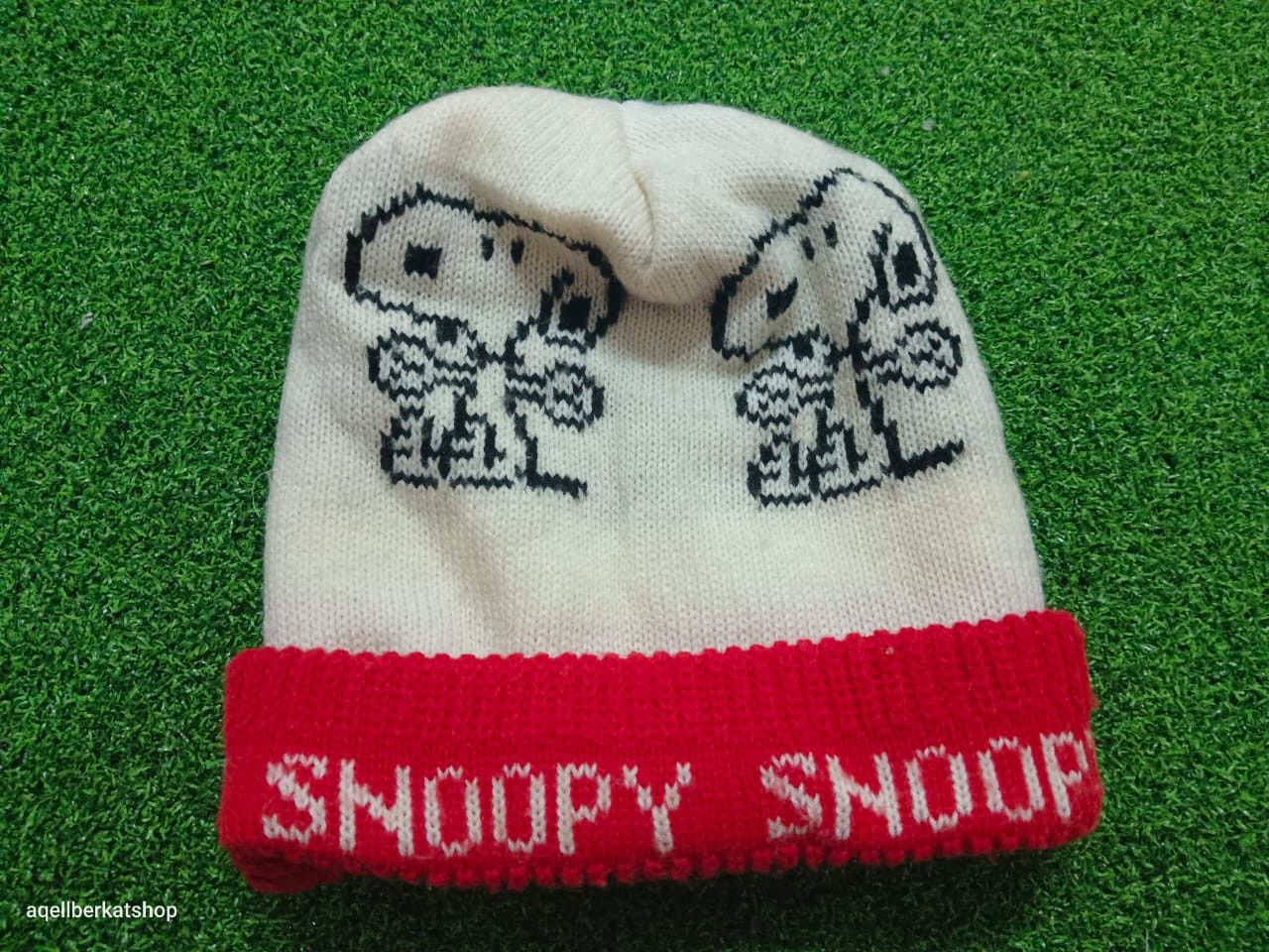 Vintage VTG 90s Peanuts Snoopy Beanie Size ONE SIZE - 2 Thumbnail