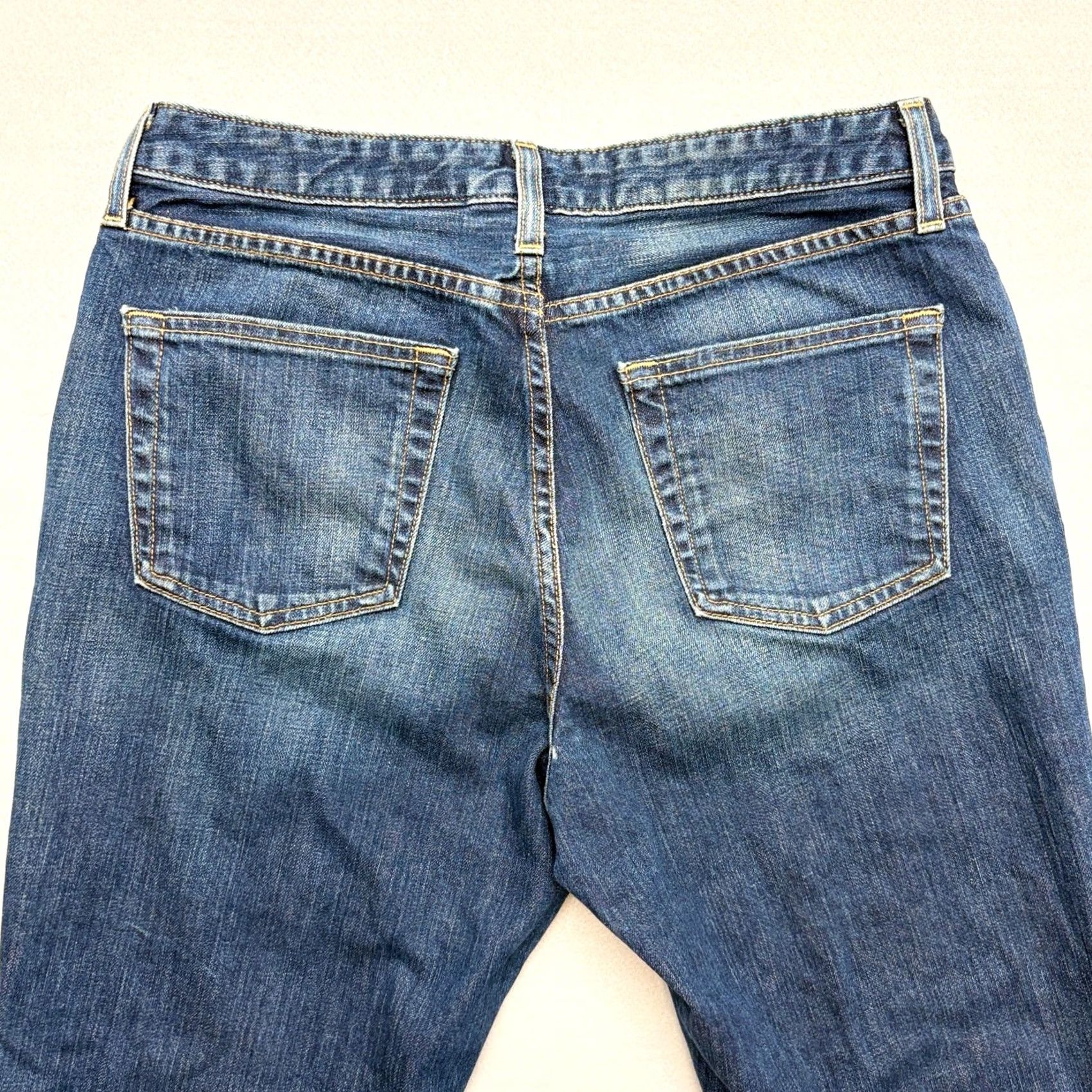 Gap VINTAGE Gap Jeans 12 LONG Blue Y2K Boot Cut Mid Rise Stretch Denim Size 34" / US 12 / IT 48 - 4 Thumbnail