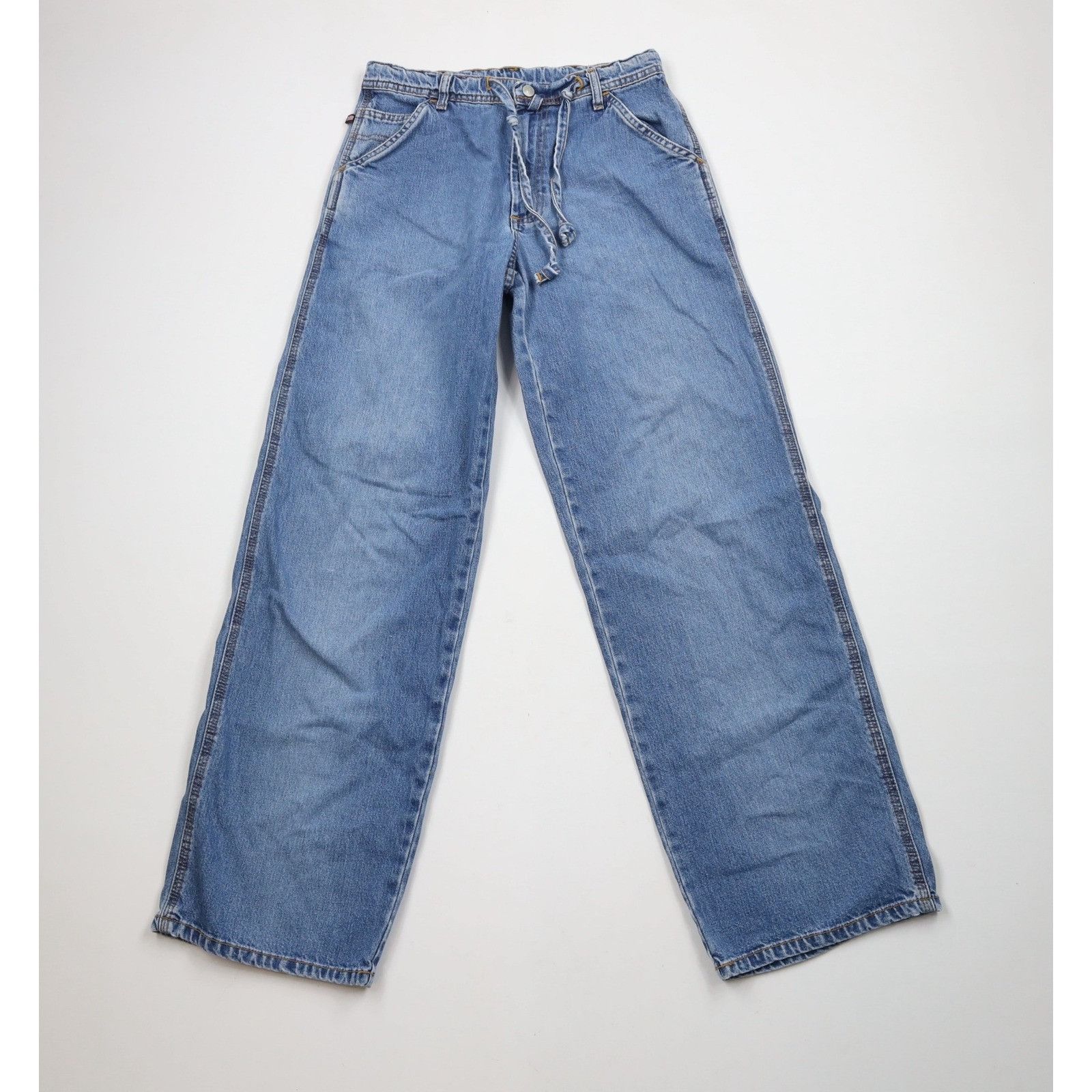 Polo Ralph Lauren Vintage 90s Ralph Lauren Faded Spell Out Wide Leg Jeans Size US 30 / EU 46 - 1 Thumbnail