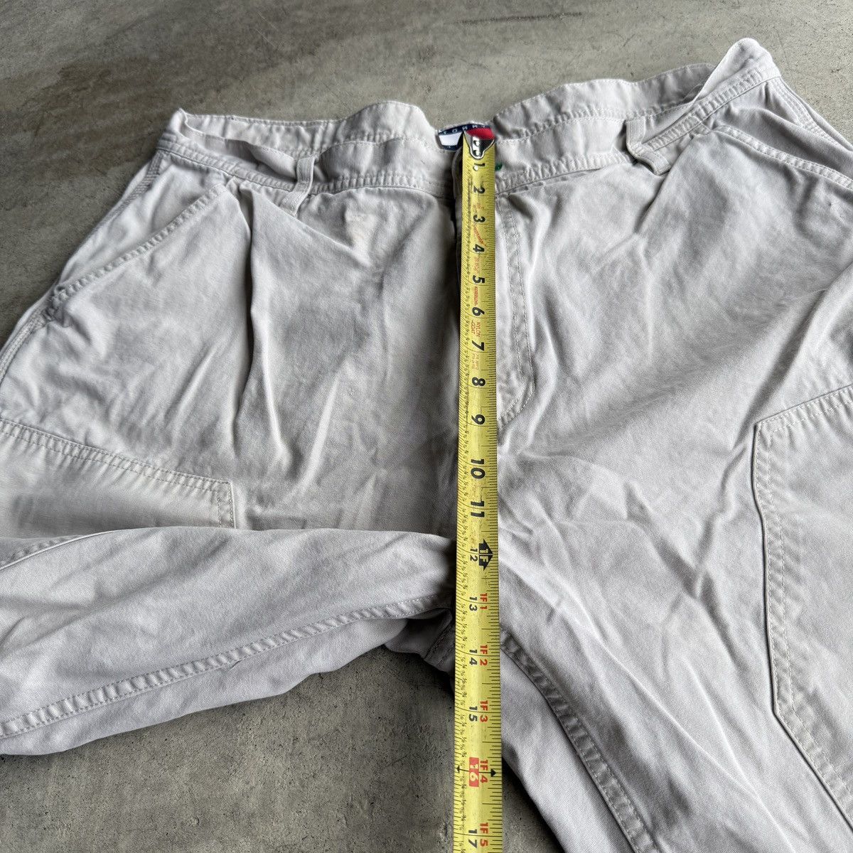 Tommy Hilfiger Tommy Hilfiger Carpenter Grey Baggy Wide Jeans Mens 36x30 Size US 36 / EU 52 - 9 Thumbnail