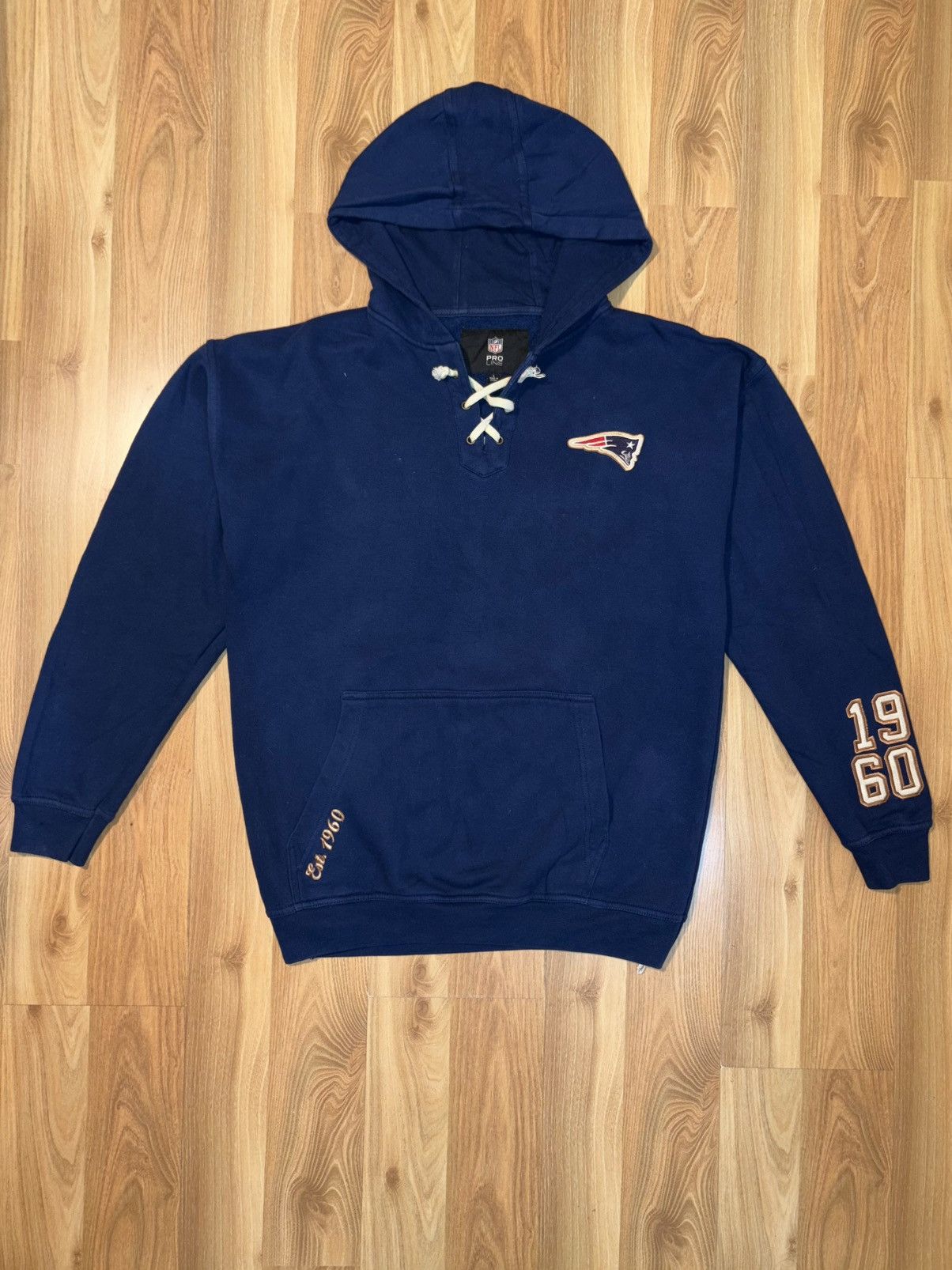 NFL NFL PRO LINE x New England patriots x VTG hoodie Size US L / EU 52-54 / 3 - 1 Thumbnail