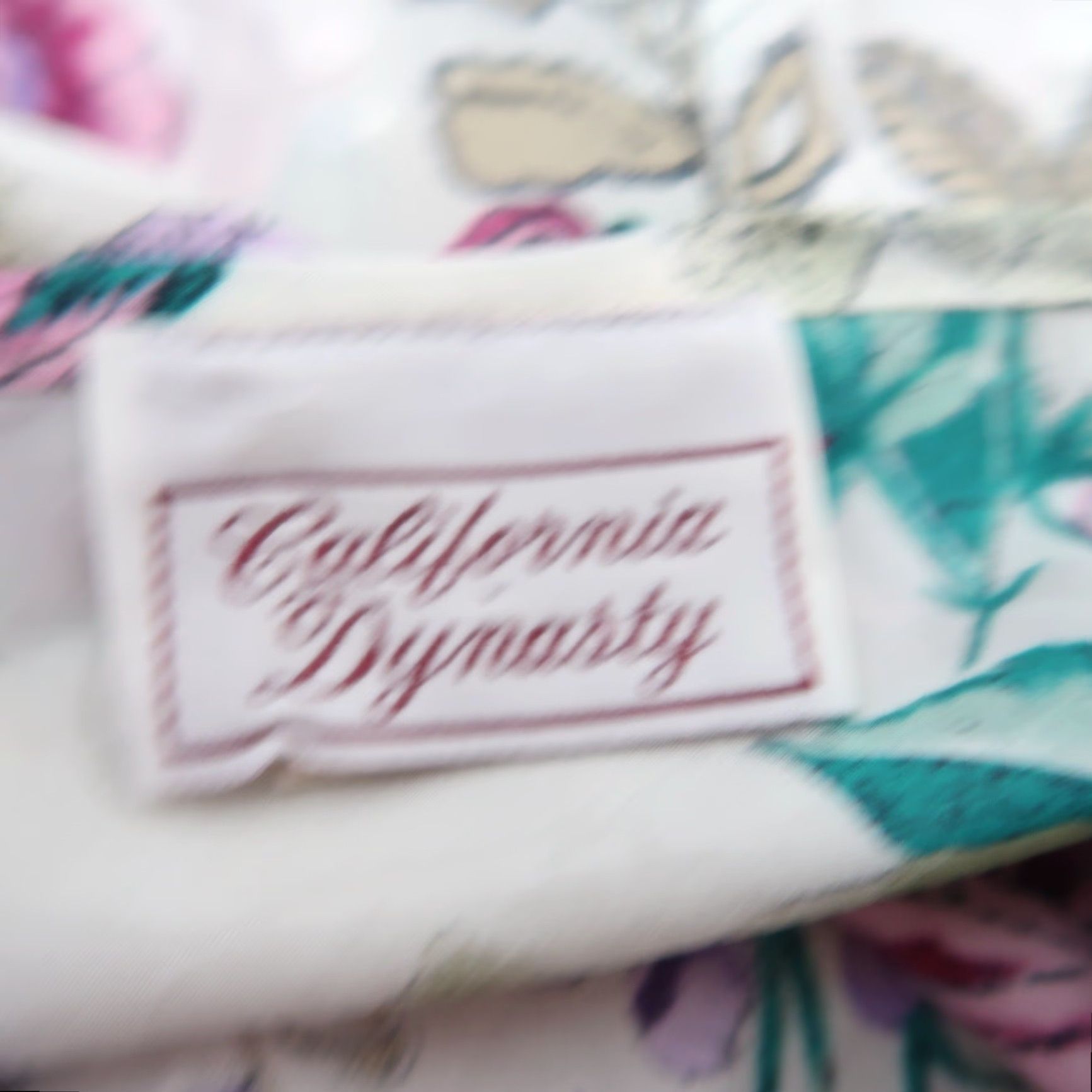 Vintage VINTAGE 80s California Dynasty Cream Floral Satin Slip Dress Nighty L Women Slim Bias Cut Satin Polyester Floral 80s Size L / US 10 / IT 46 - 5 Thumbnail