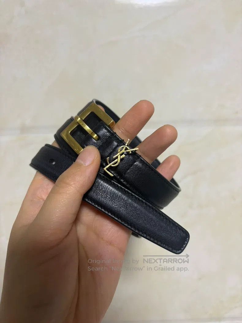 Saint Laurent Paris Saint Laurent Paris size 70 Black belt Size ONE SIZE - 1 Thumbnail