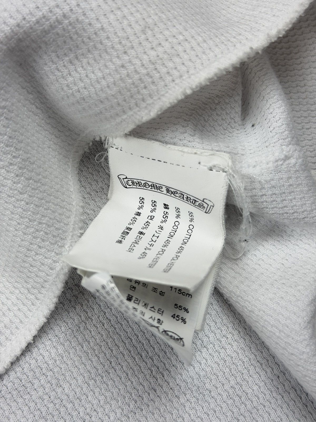 Chrome Hearts RARE CHROME HEARTS THERMAL LONGSLEEVE Size US XXL / EU 58 / 5 - 12 Thumbnail