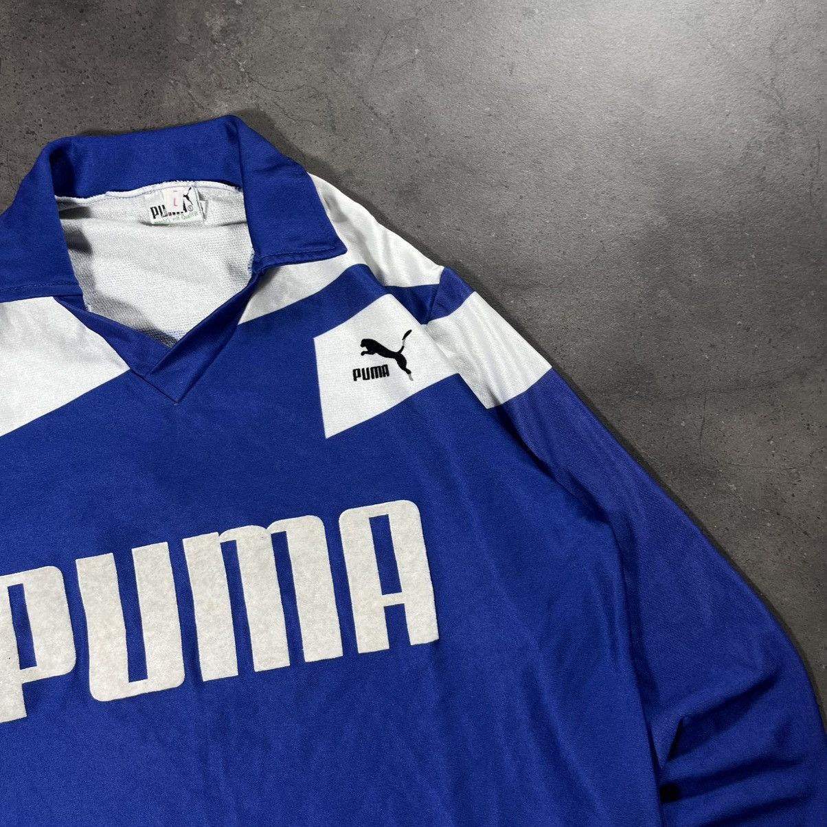 Puma Vintage 90s Puma Template Longsleeve Jersey Tee Blokecore Size US L / EU 52-54 / 3 - 3 Thumbnail