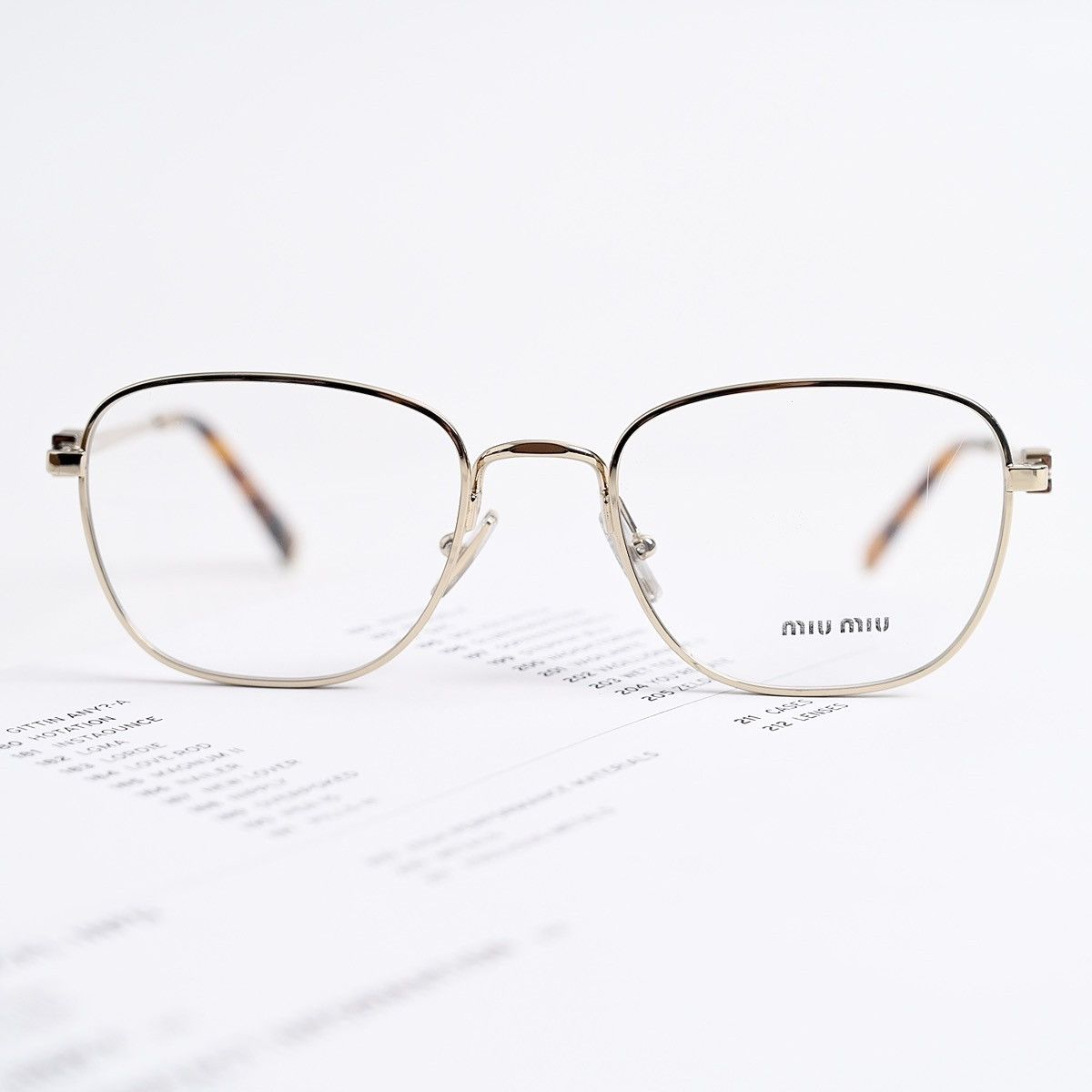 Miu Miu MIU MIU 0MU 50WV ZVN1O1 GLASSES Size ONE SIZE - 7 Thumbnail