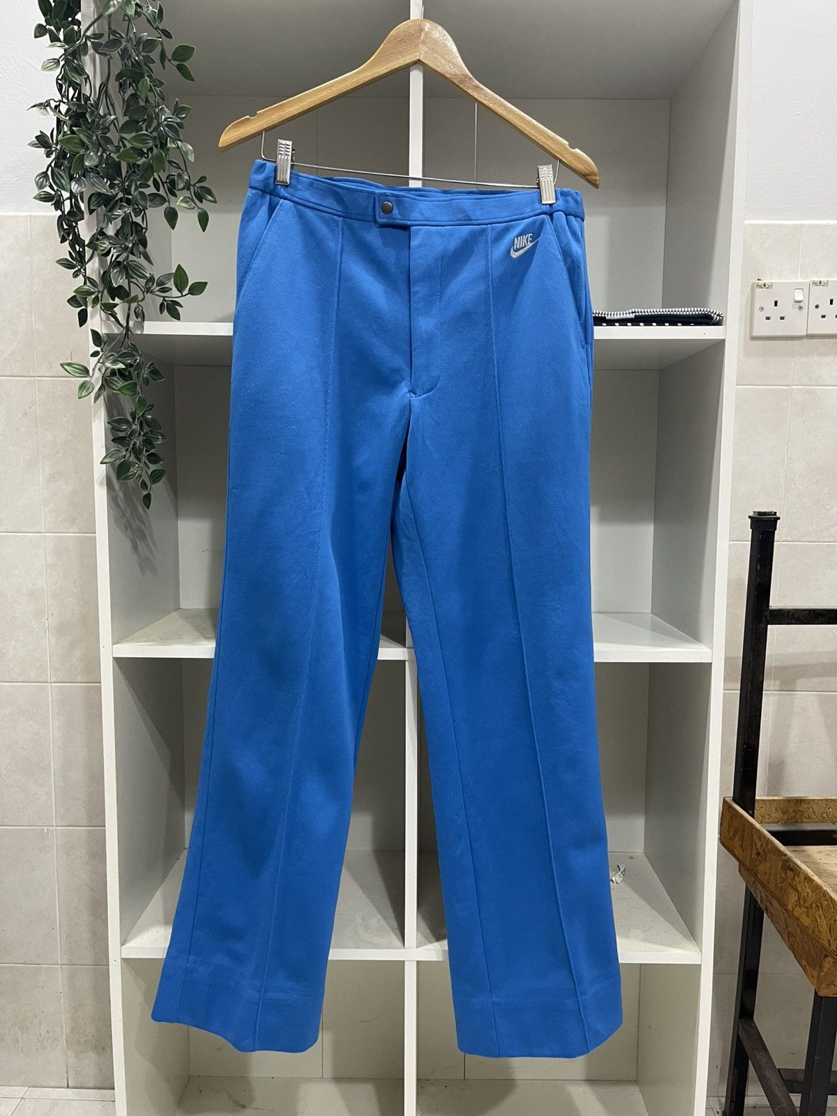 Nike Vintage Nike 80's Pleated Track Pants Size US 32 / EU 48 - 1 Thumbnail
