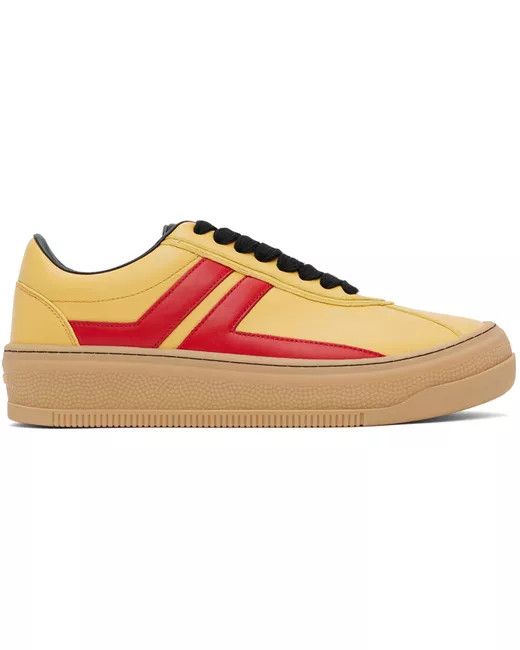 Future × Lanvin os11x1224 Edition Cash Low-Top Sneakers in Bright Yellow/Red Size US 5.5 / EU 38 - 1 Thumbnail