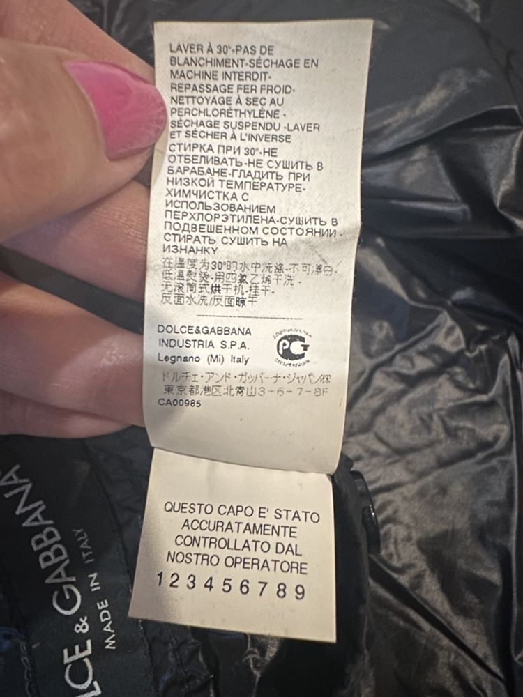 Dolce & Gabbana Dolce Gabbana Multi Zip Puffer Jacket Size US XL / EU 56 / 4 - 6 Thumbnail